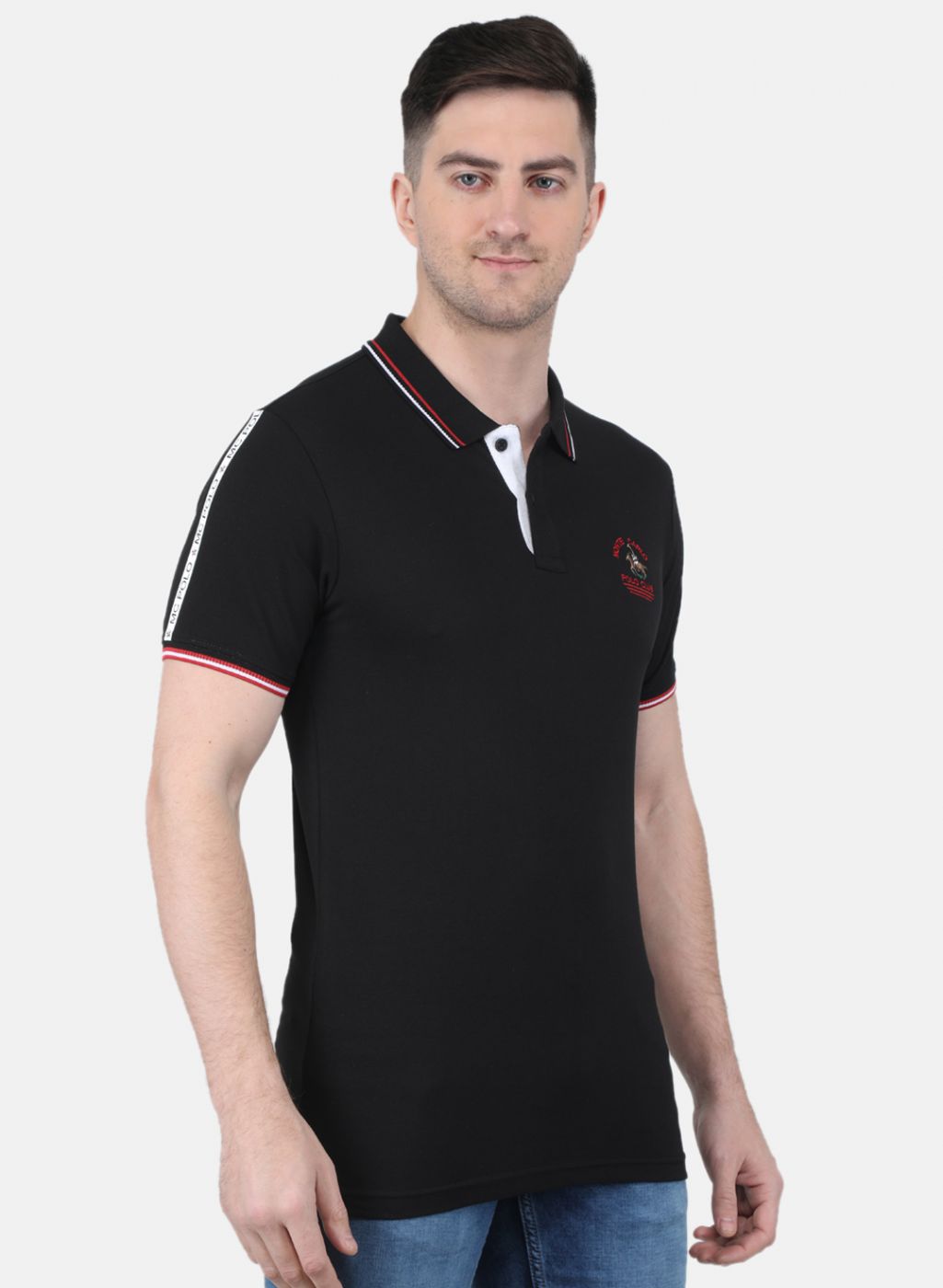 Men Black Printed T-Shirt