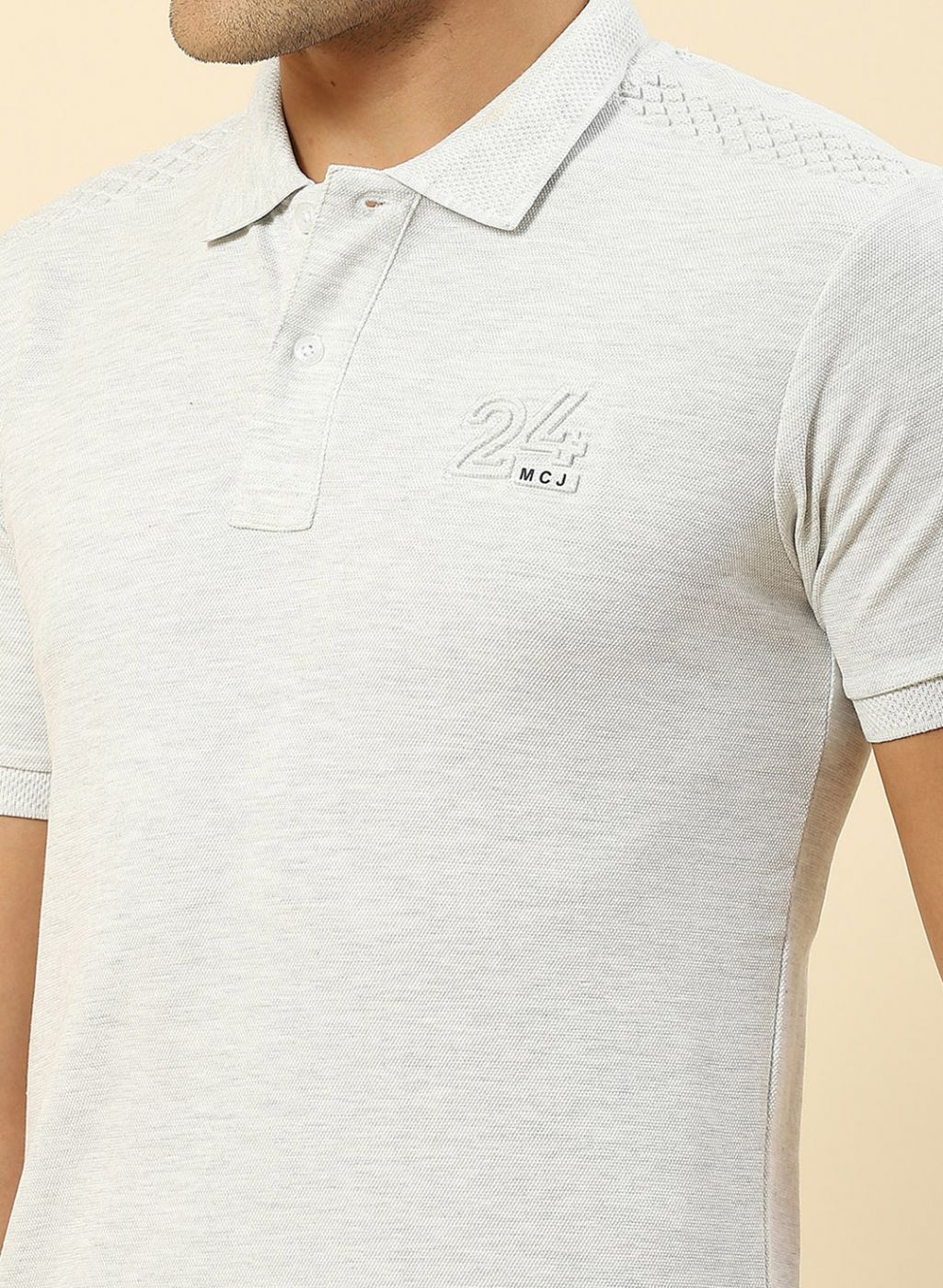 Men Grey Printed T-Shirt