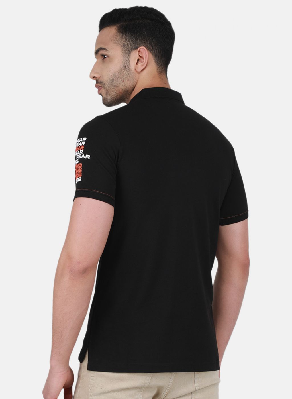 Men Black Printed T-Shirt