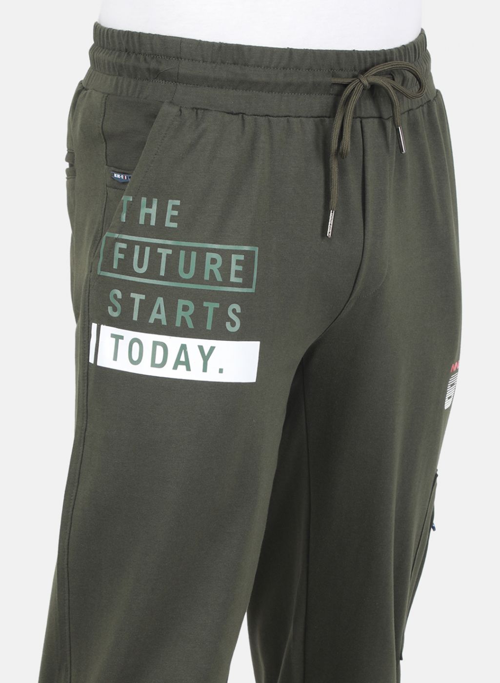 Men Olive Regular Fit Lower