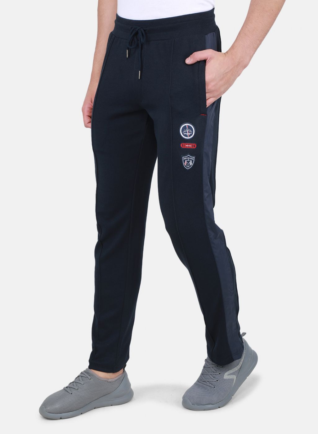 Men NAvy Blue Regular Fit Lower