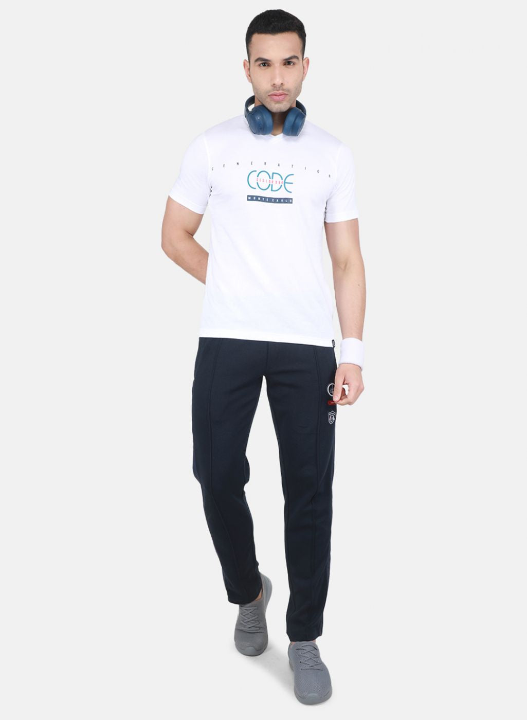 Men NAvy Blue Regular Fit Lower