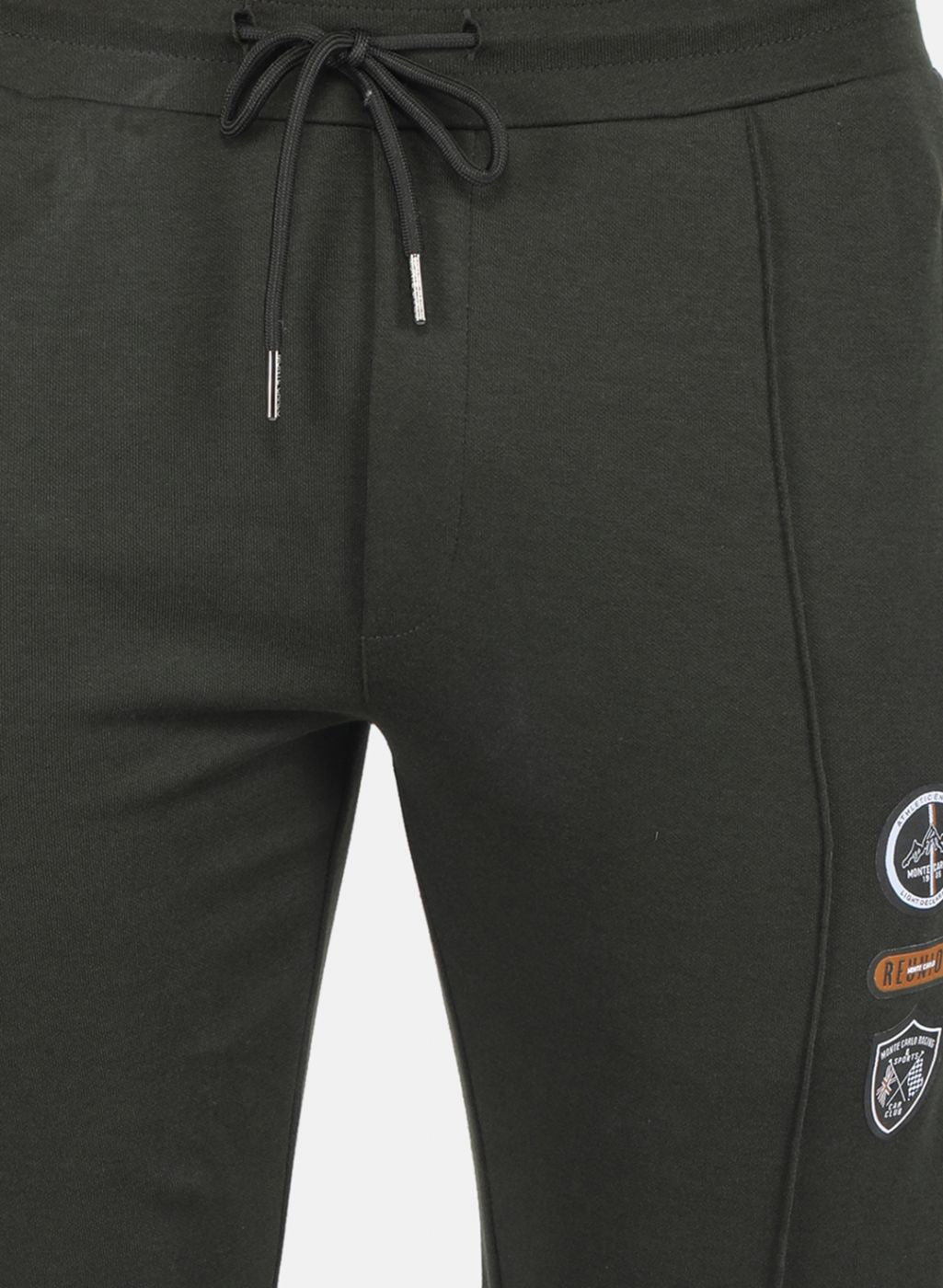 Men Olive Regular Fit Lower