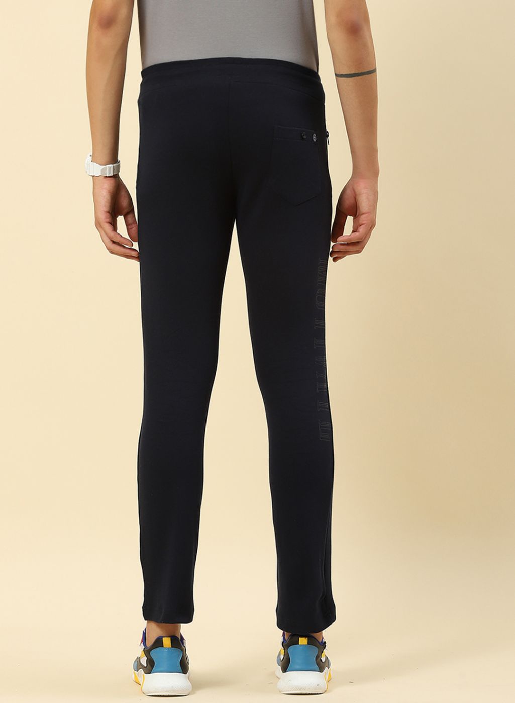 Men NAvy Blue Regular Fit Lower