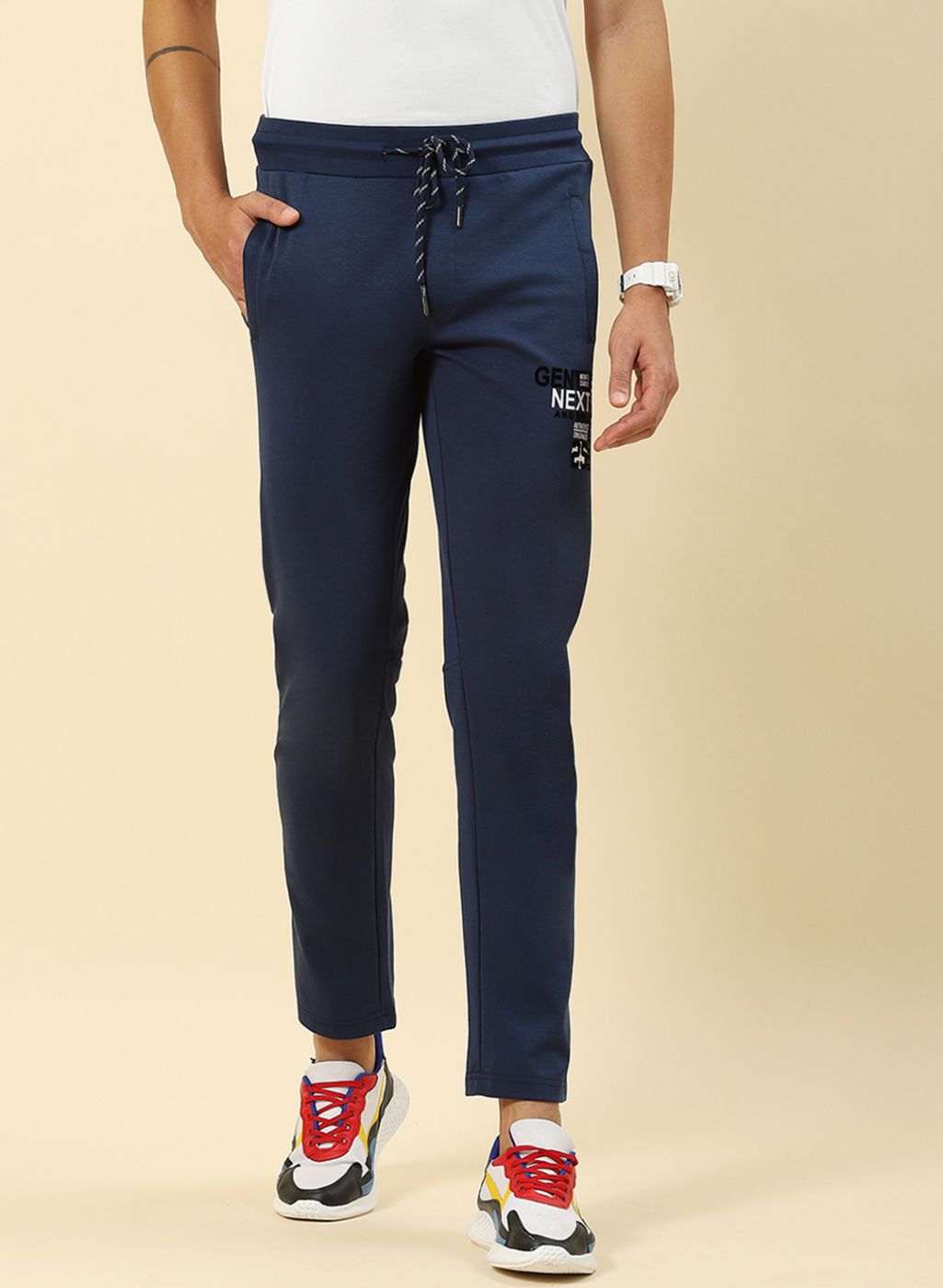 Men Blue Regular Fit Lower