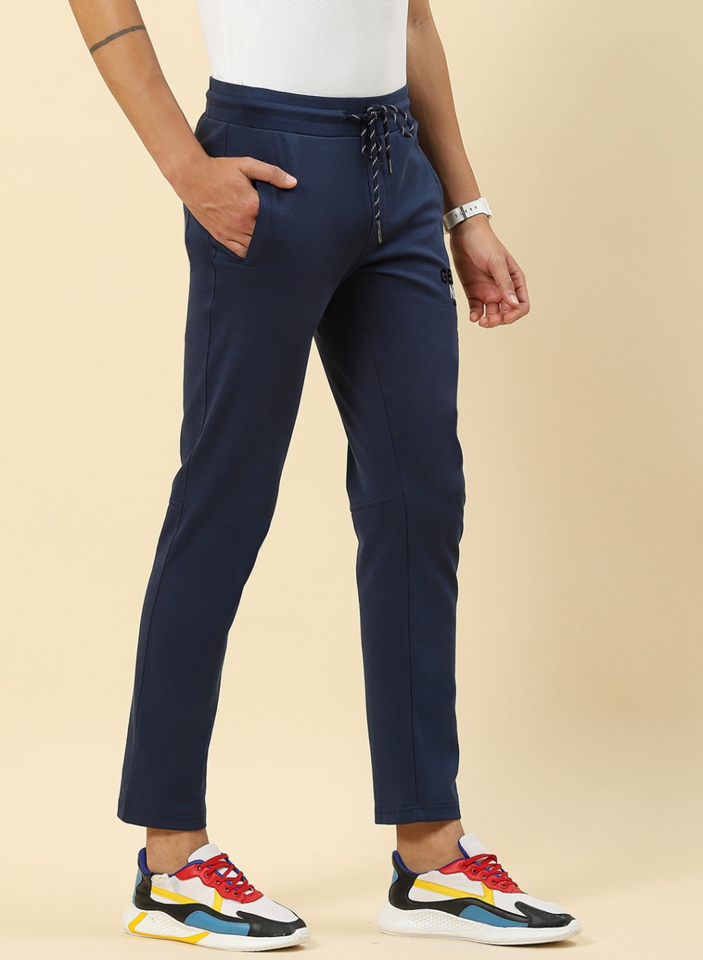 Men Blue Regular Fit Lower