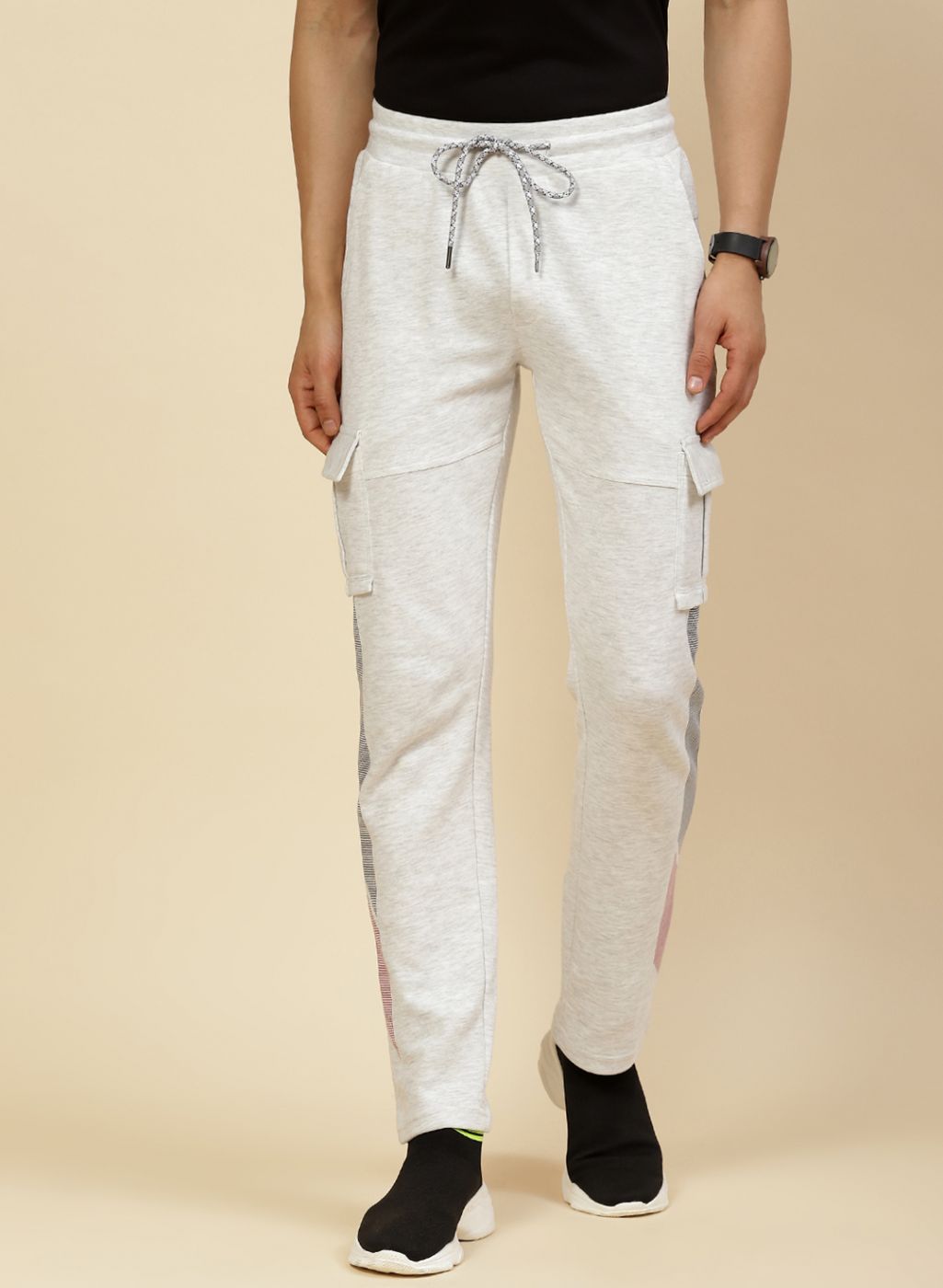 Men Grey Regular Fit Lower