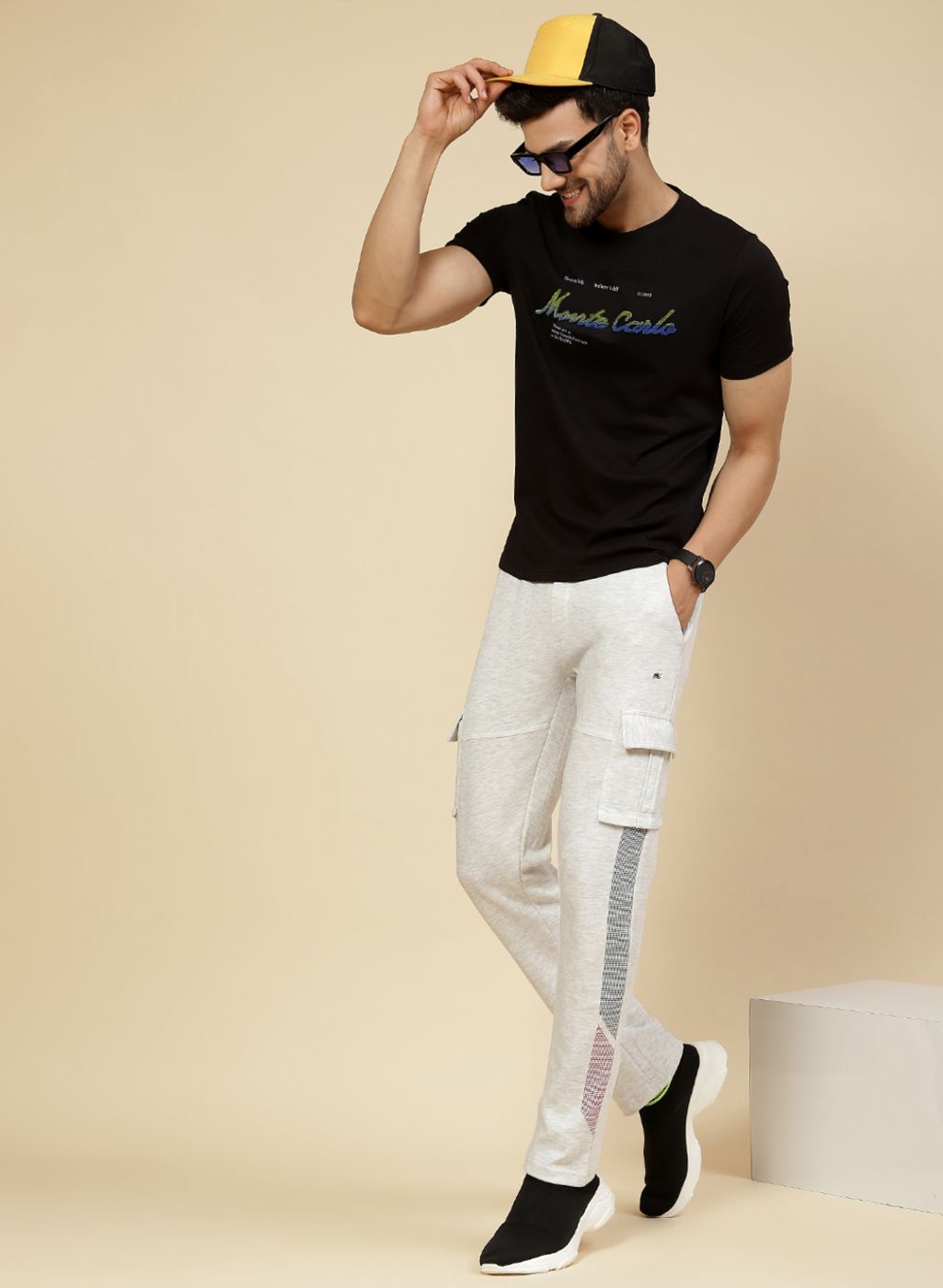 Men Grey Regular Fit Lower