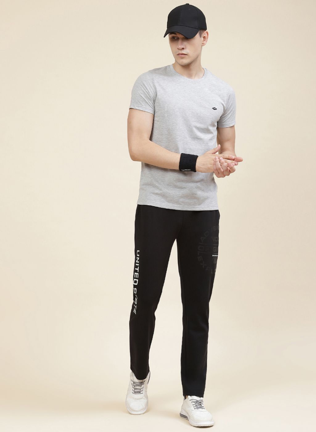 Men Black Regular Fit Lower