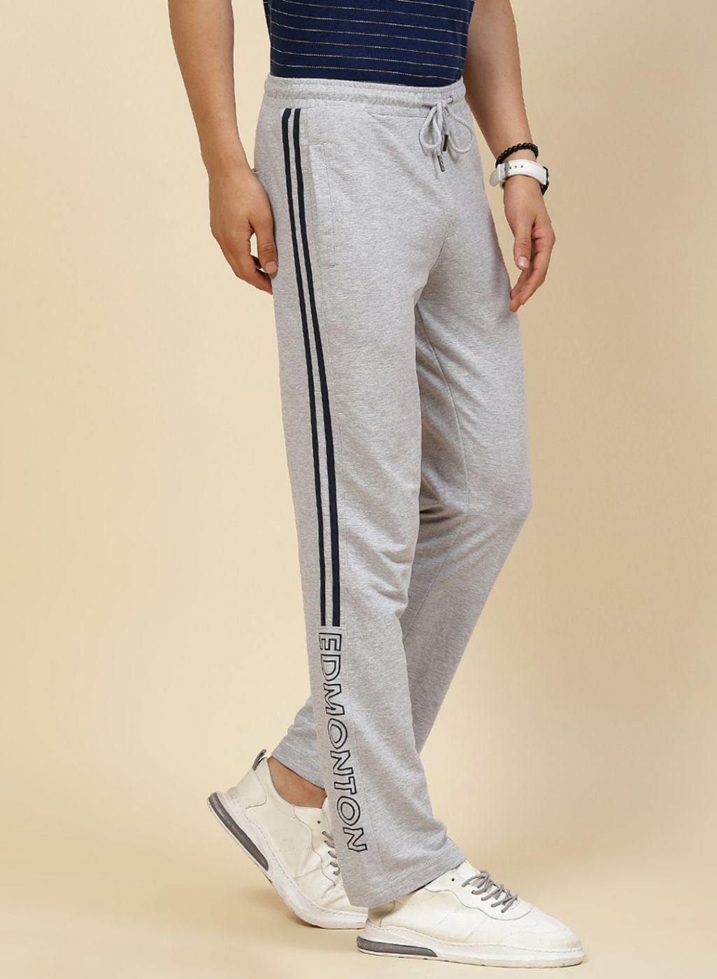 Men Grey Regular Fit Lower