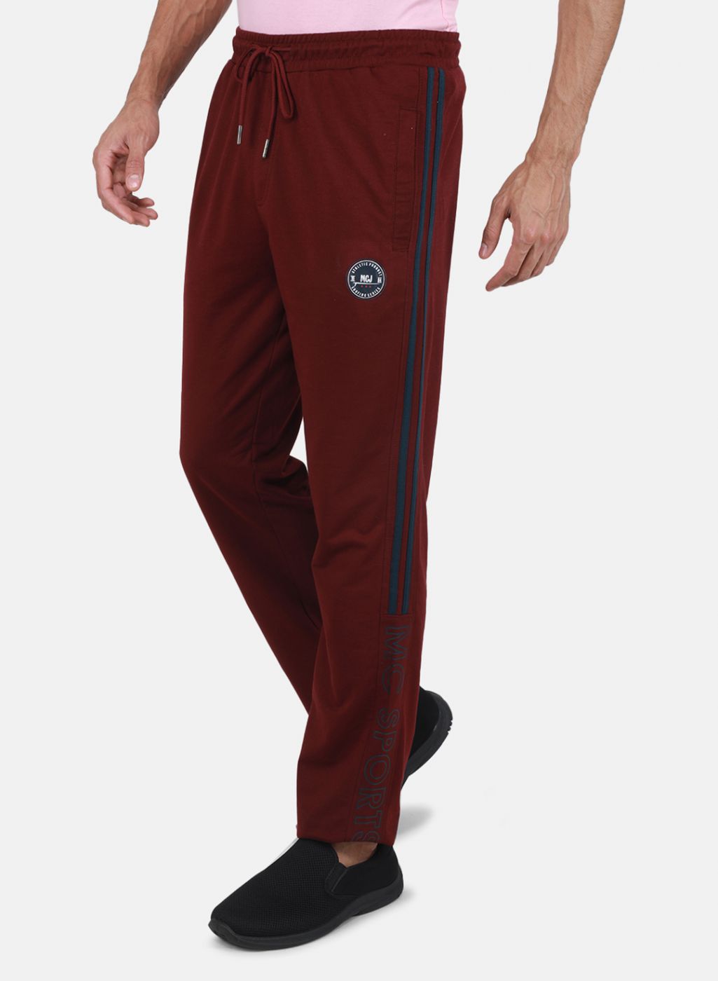 Men Maroon Regular Fit Lower