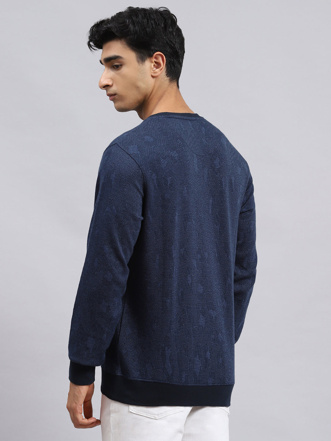 Men Blue Stripe T-Shirt