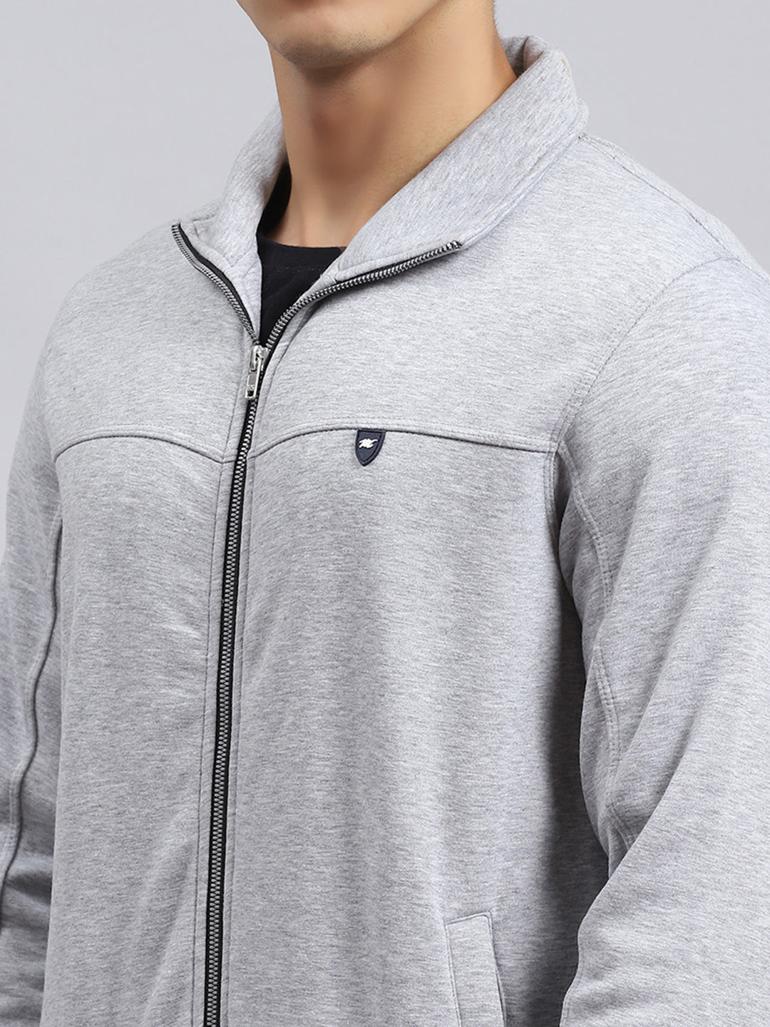 Men Grey Plain Tracksuit
