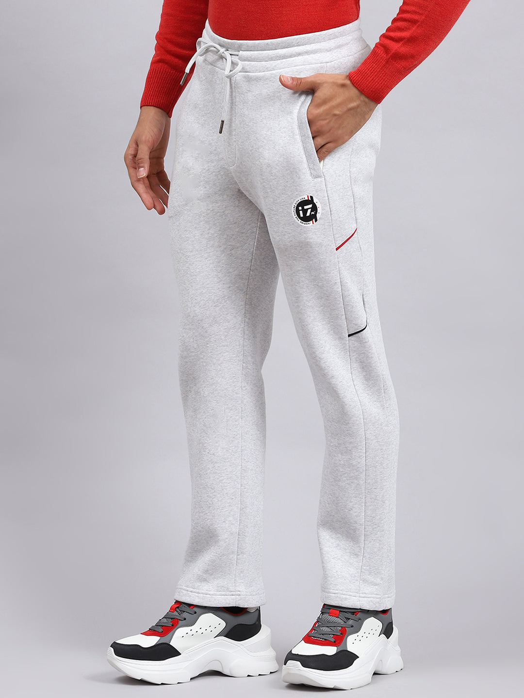 Men Beige Printed Winter Lower