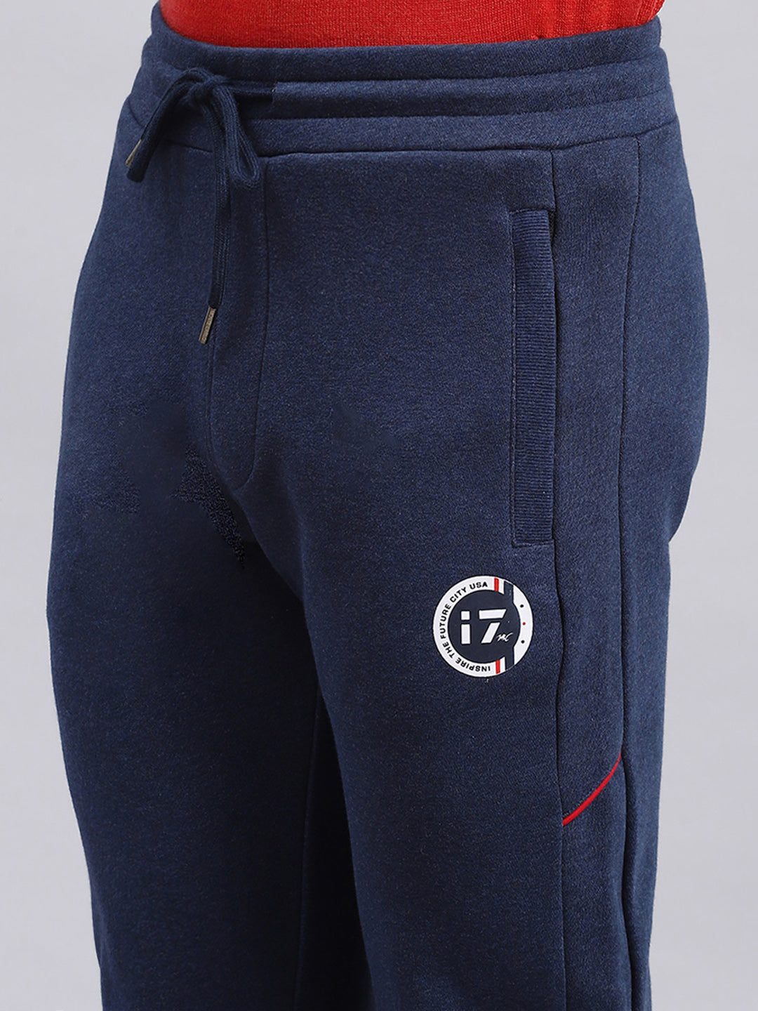 Men Blue Printed Winter Lower