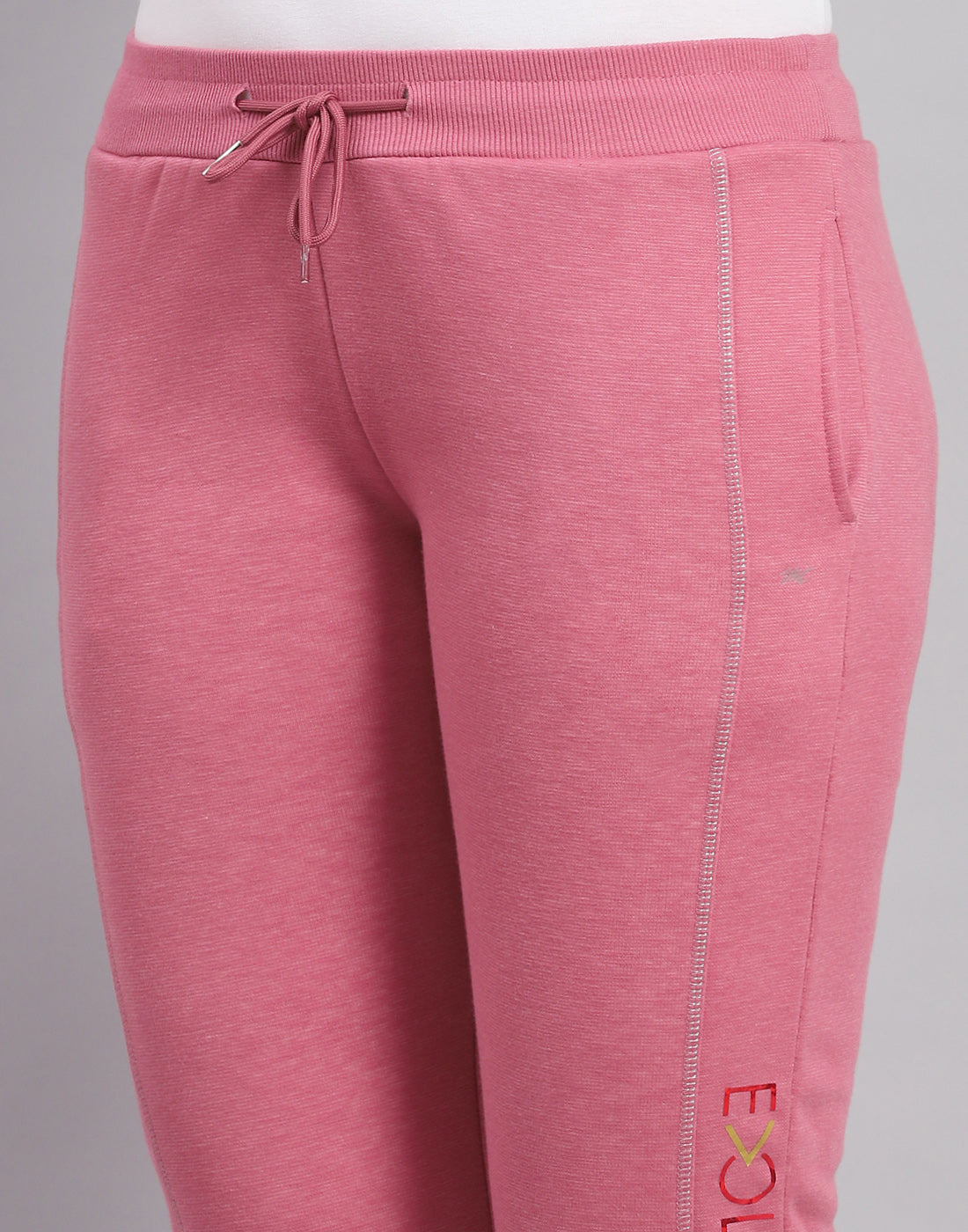 Women Peach Solid Regular Fit Winter Lower