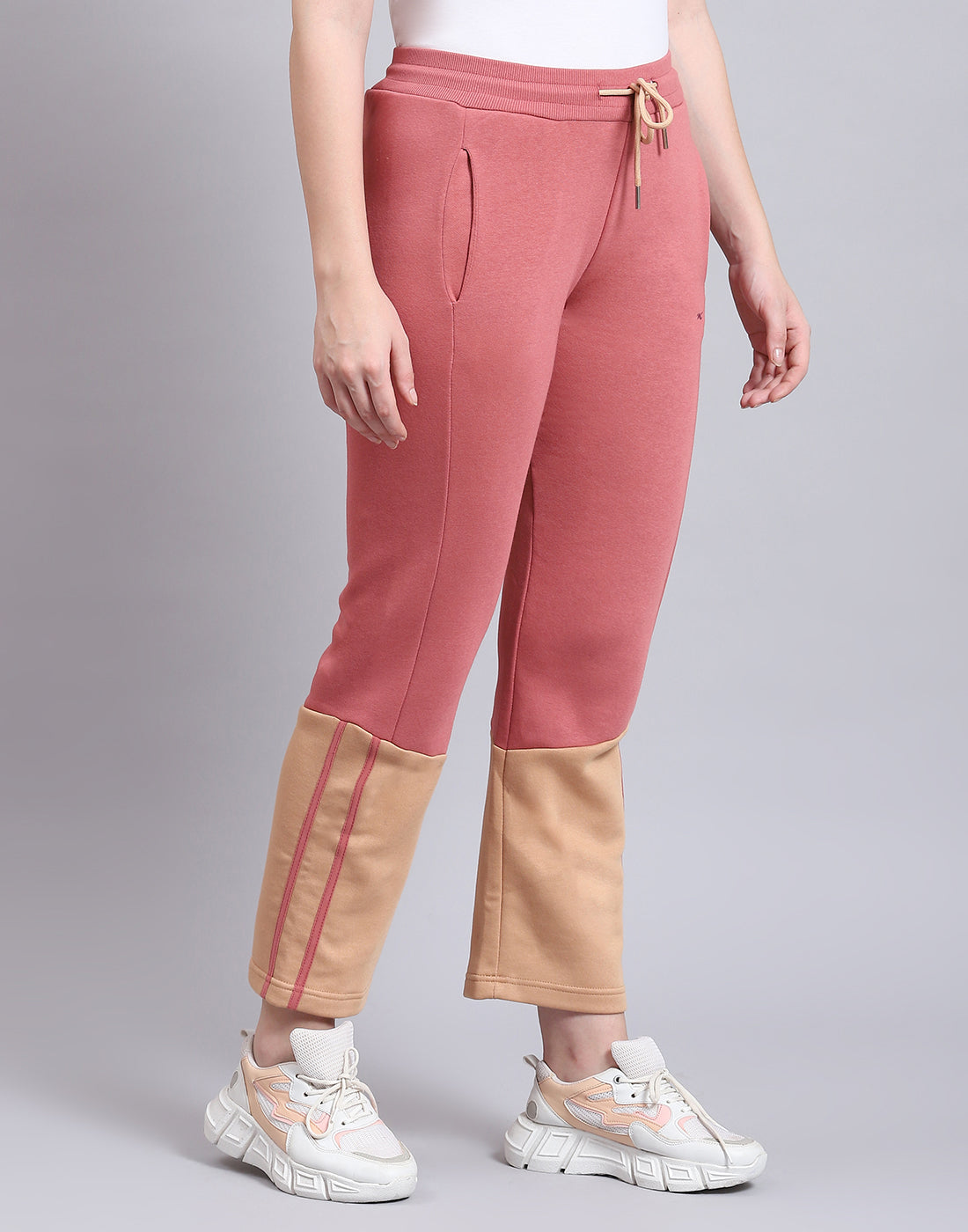Women Pink Printed Regular Fit Lower