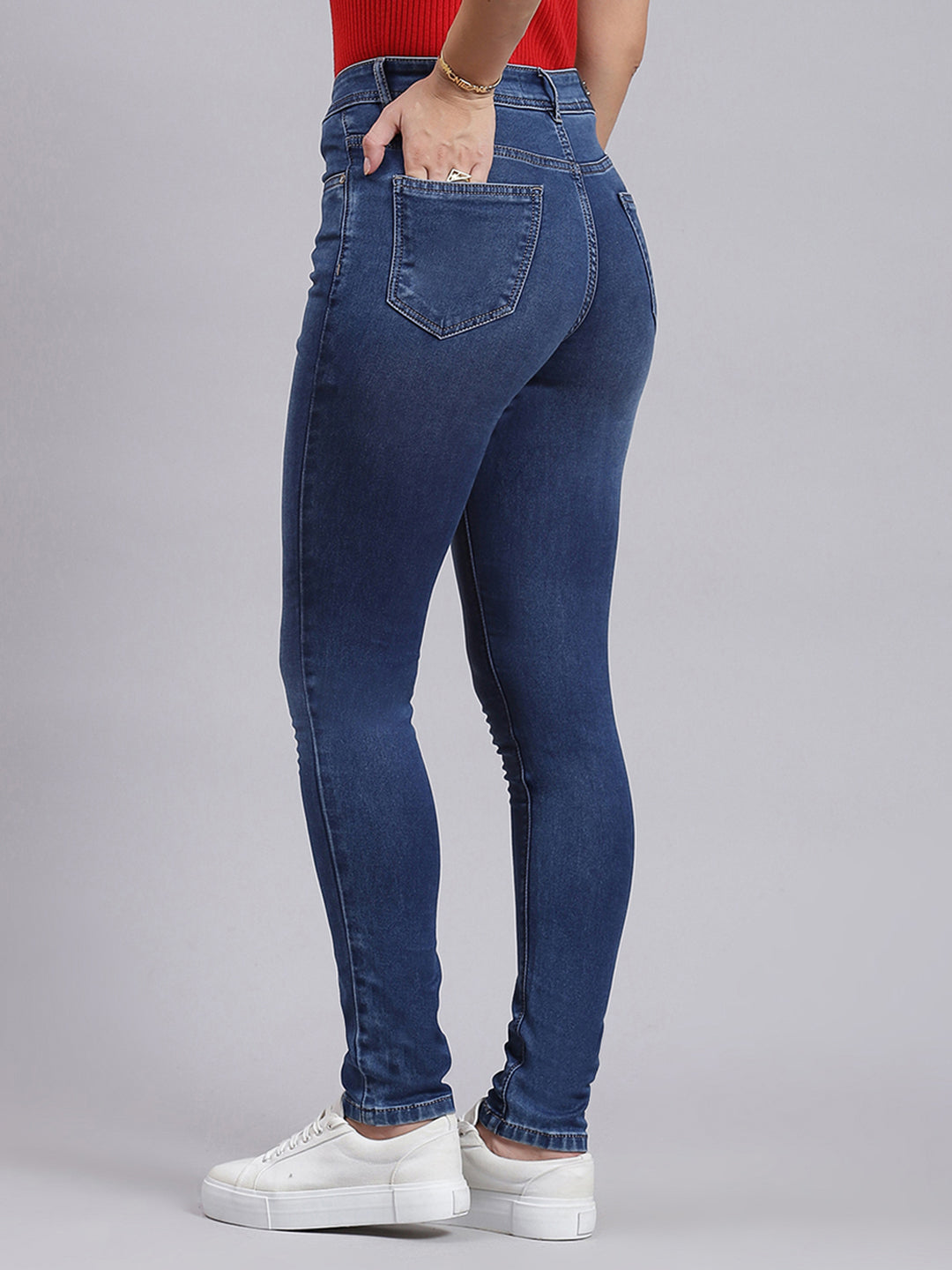 Women Blue Regular Fit Denim