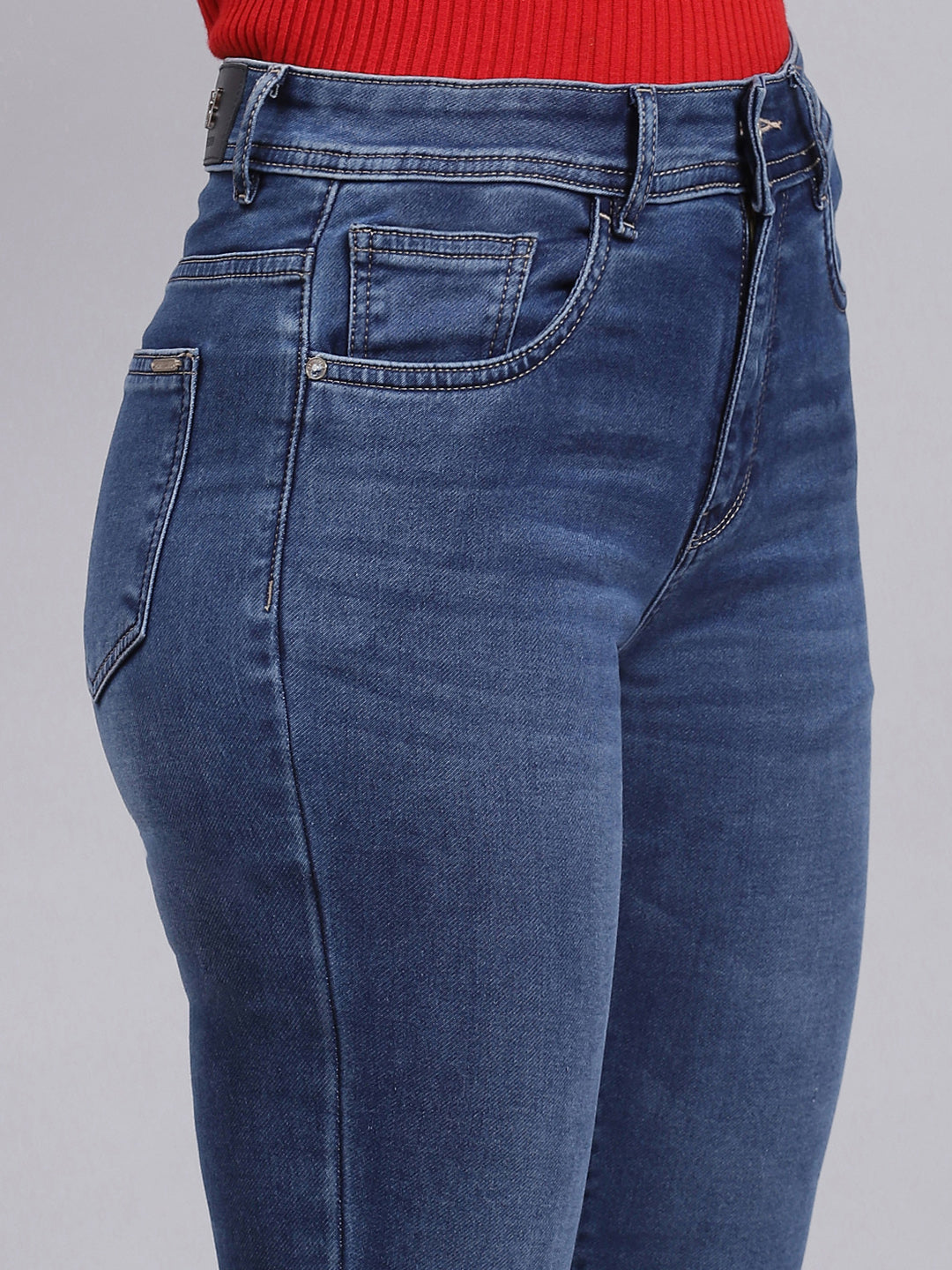 Women Blue Regular Fit Denim