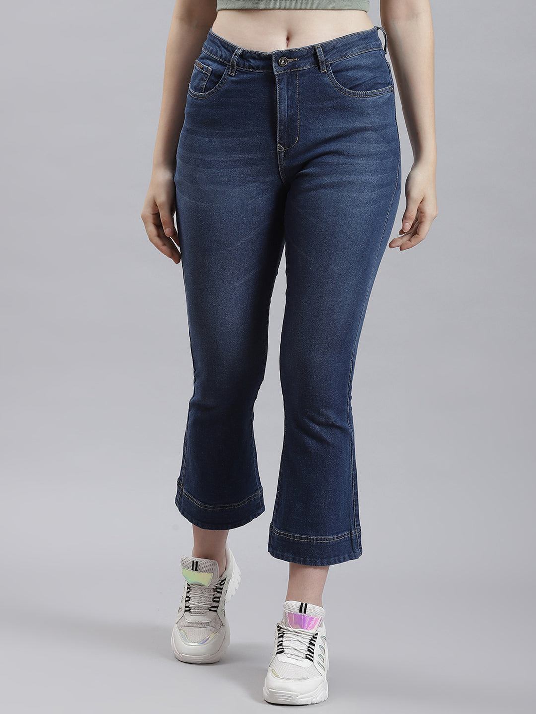 Women Blue Bootcut Denim