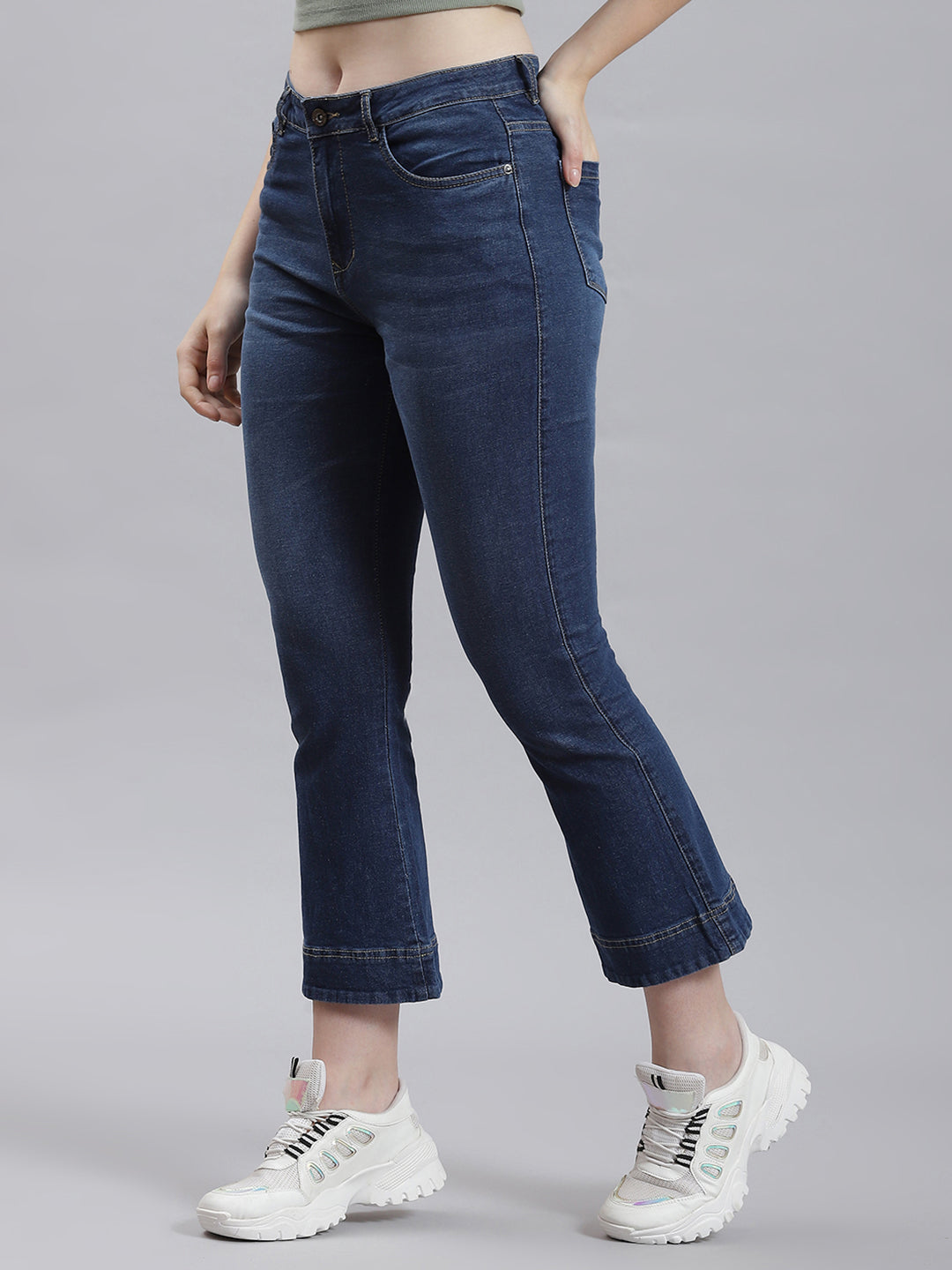 Women Blue Bootcut Denim