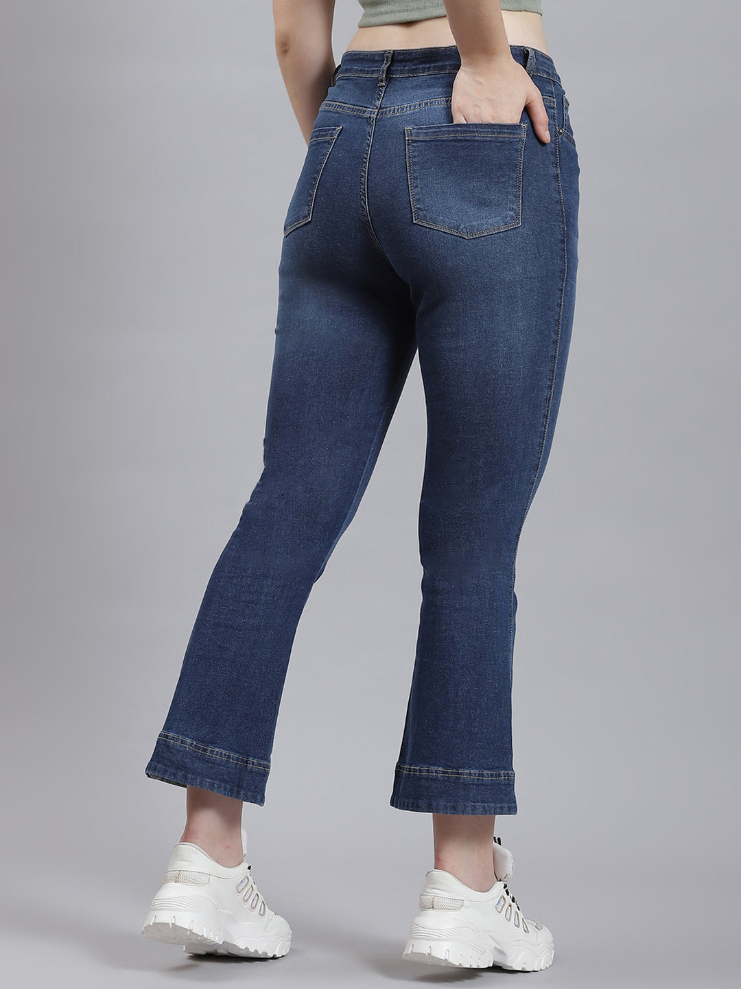 Women Blue Bootcut Denim