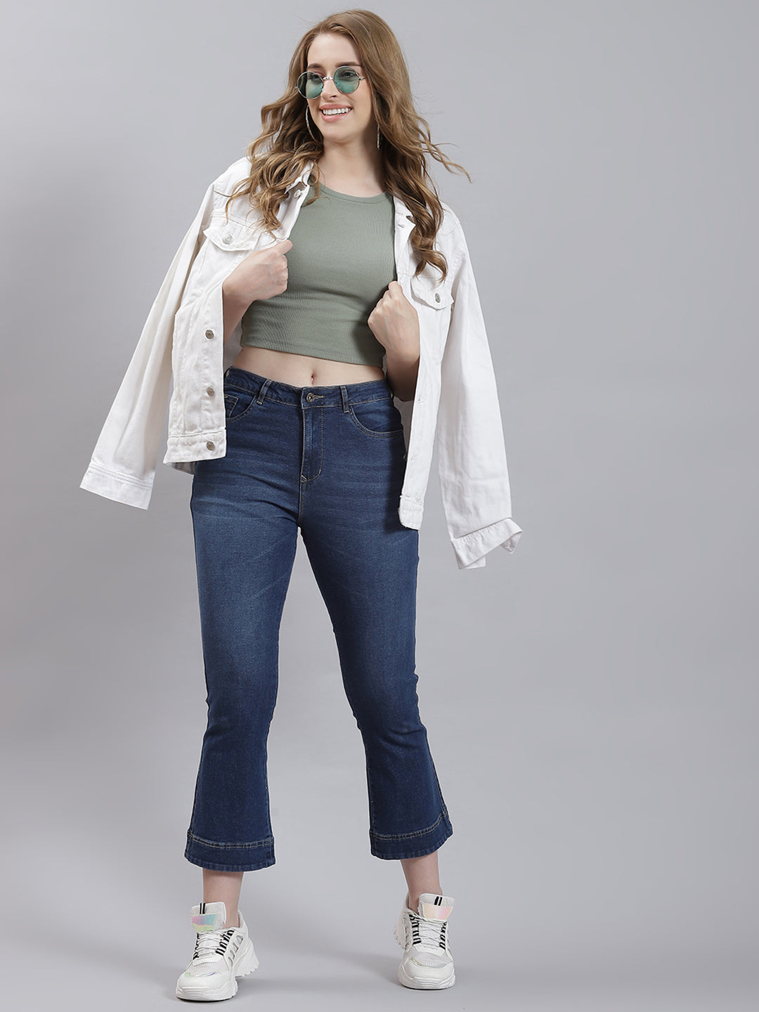 Women Blue Bootcut Denim