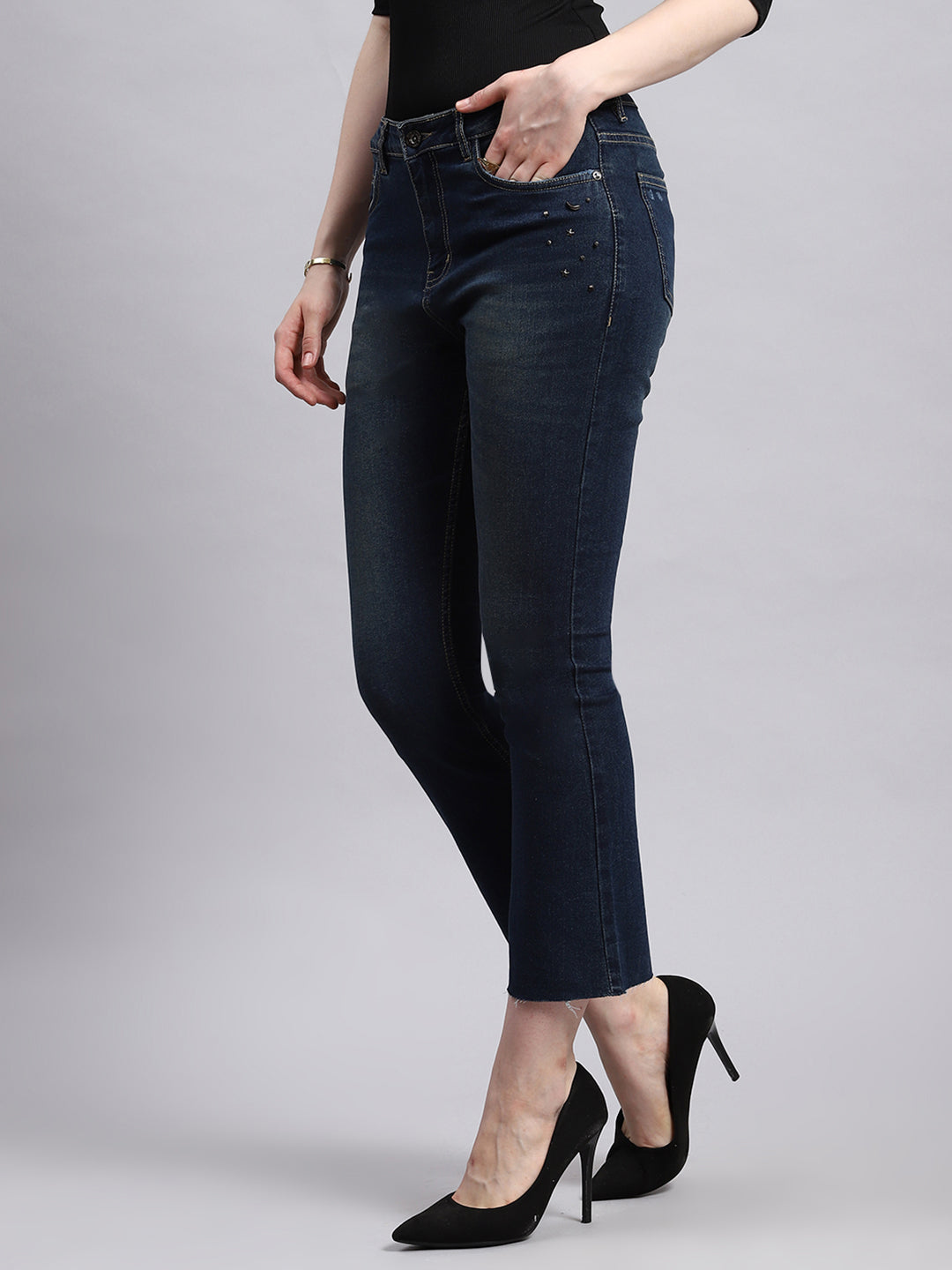 Women Blue Slim Fit Denim
