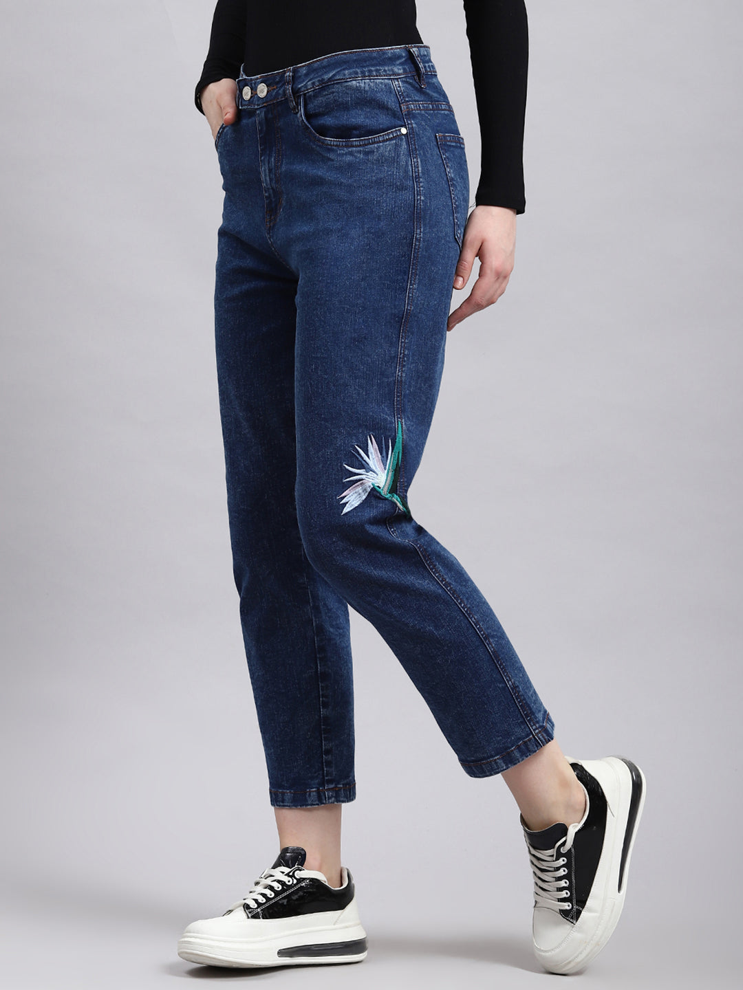 Women Blue Regular Fit Denim