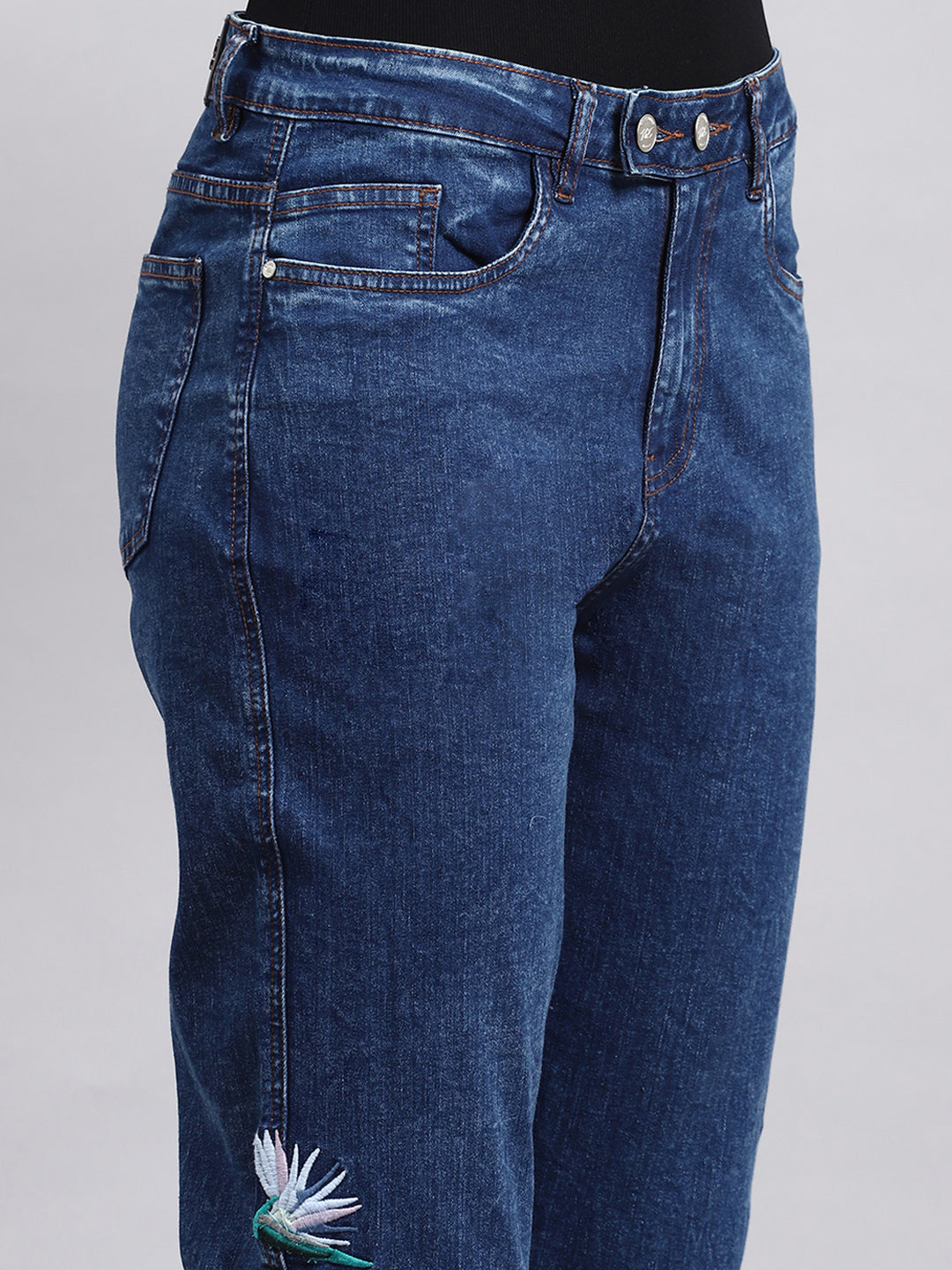 Women Blue Regular Fit Denim