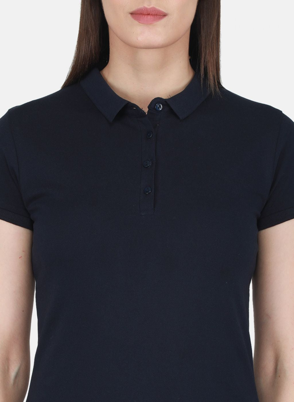 Women NAvy Blue Solid T-Shirt