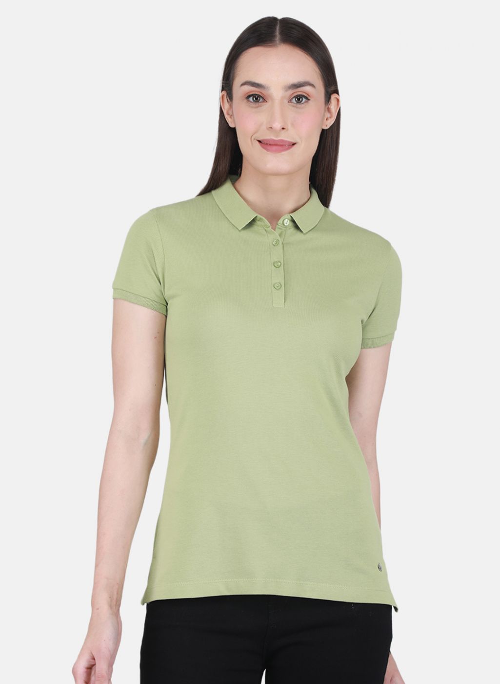 Buy Women Green Solid T-Shirt Online in India Monte Carlo