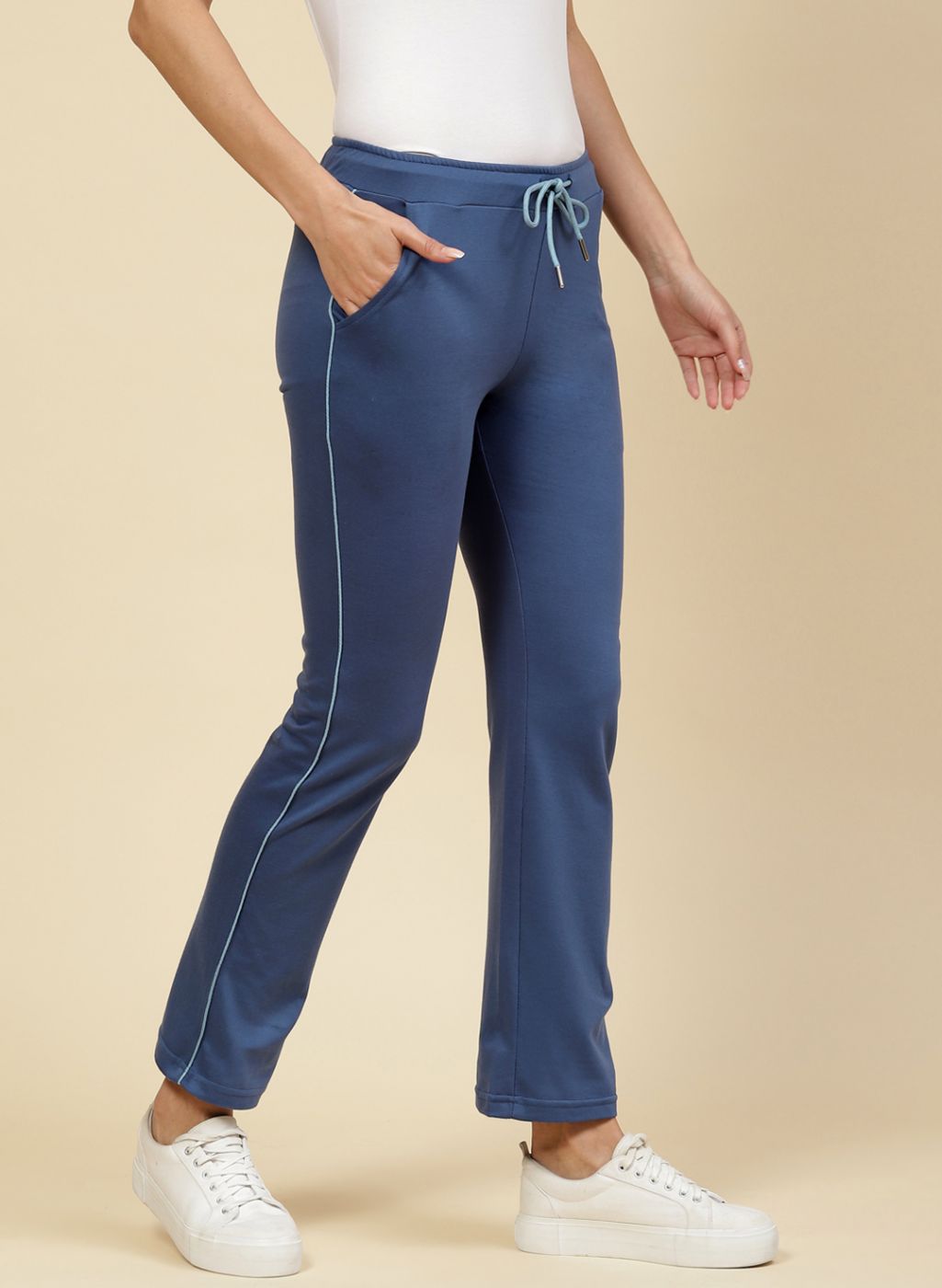 Women Blue Regular Fit Lower