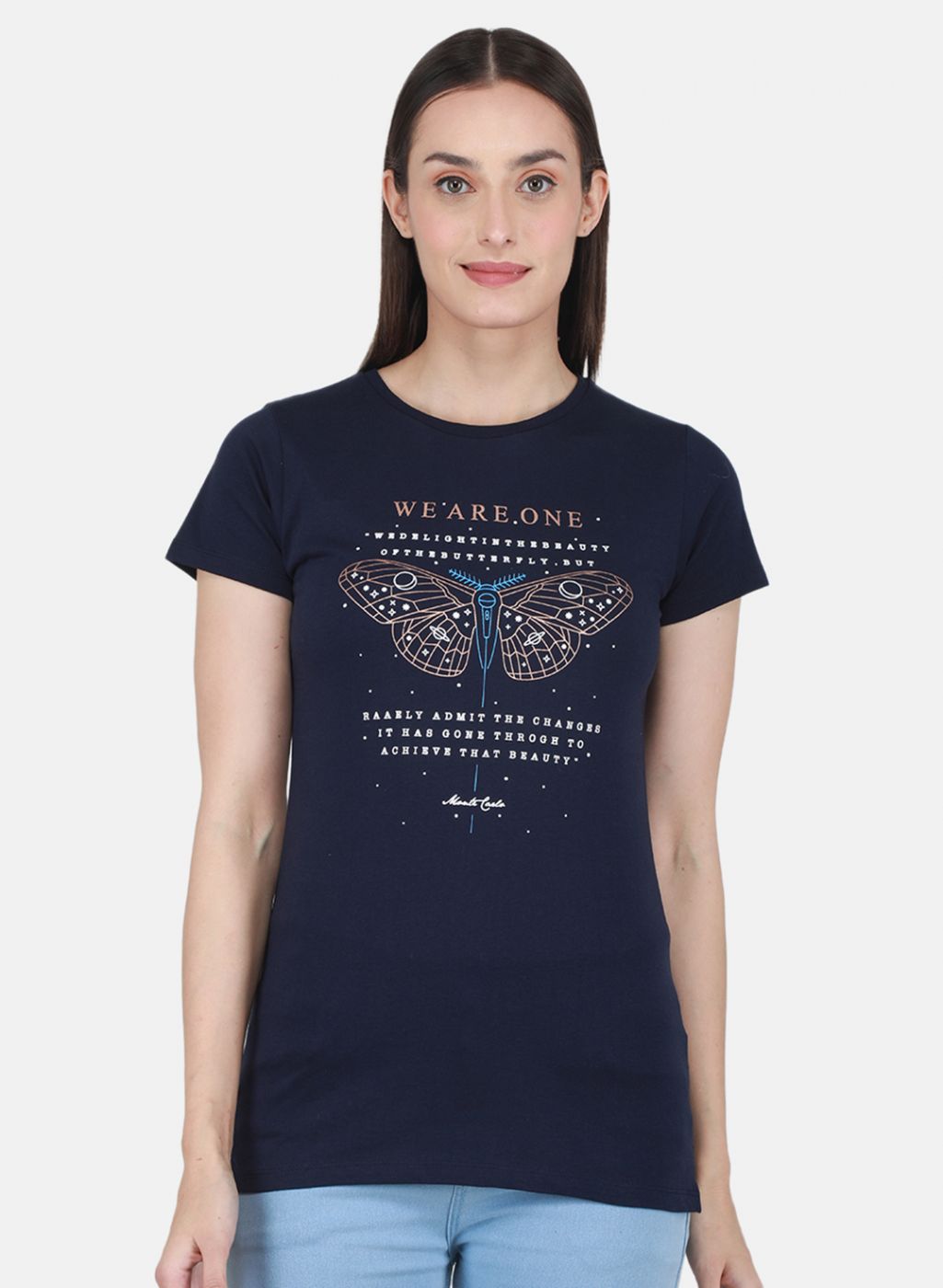 Women Blue & Pink Printed Top 2 Pc Set