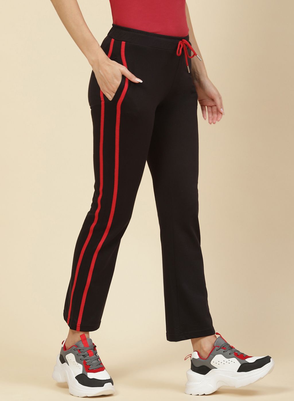 Women Black Regular Fit Lower