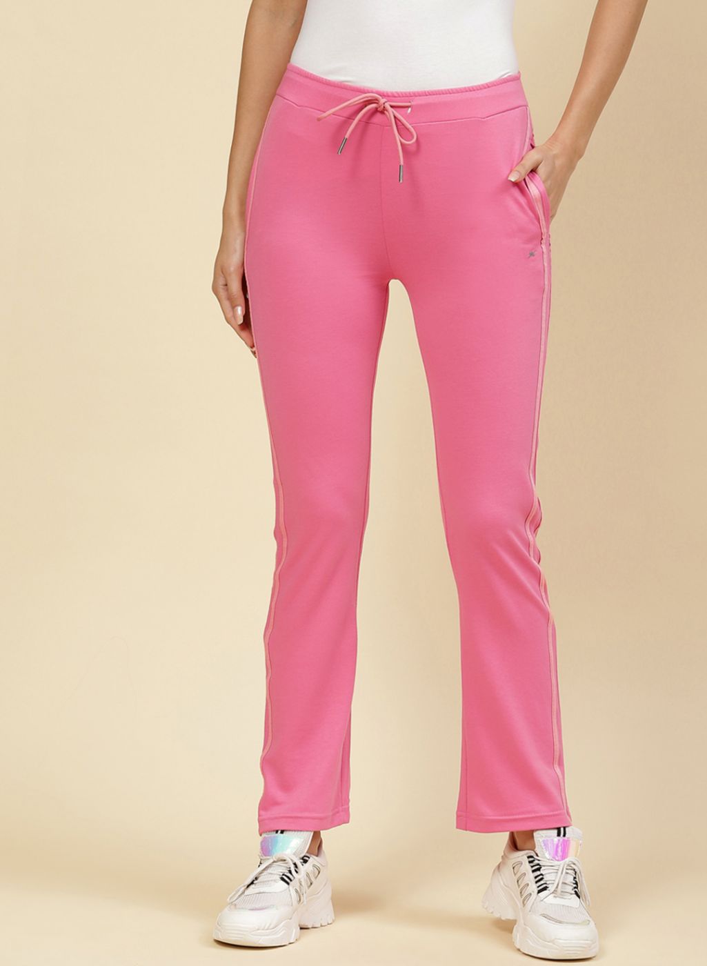 Women Pink Regular Fit Lower