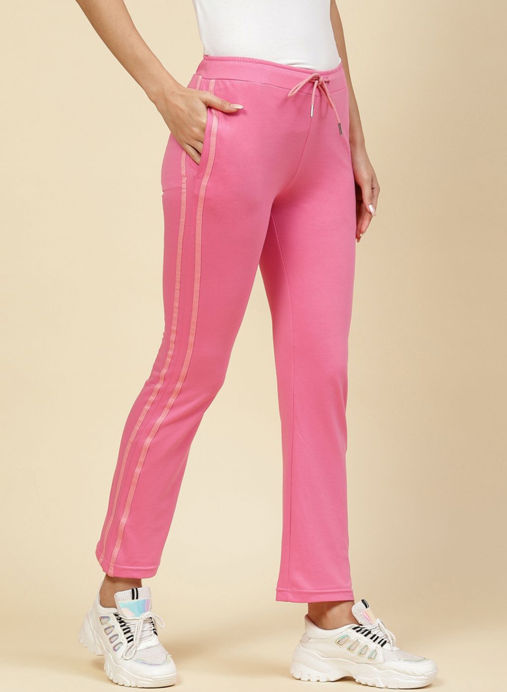 Women Pink Regular Fit Lower