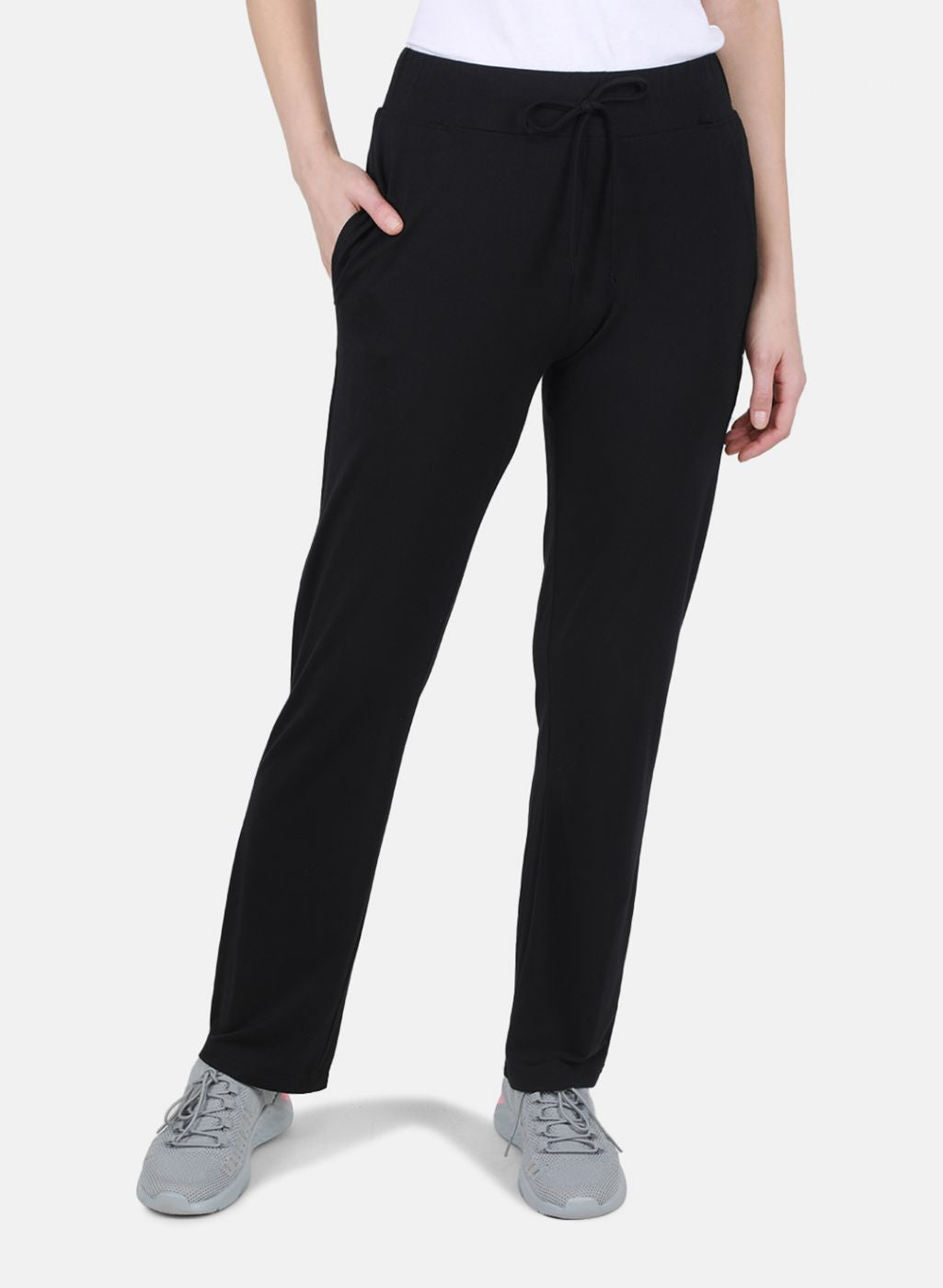 Women Black Regular Fit Lower