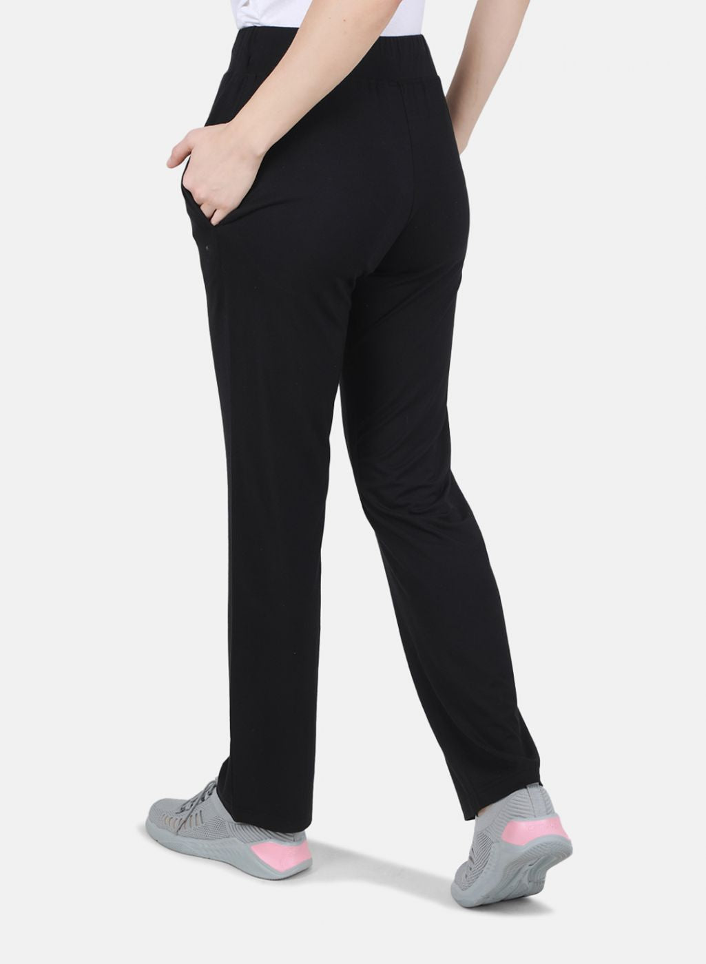 Women Black Regular Fit Lower