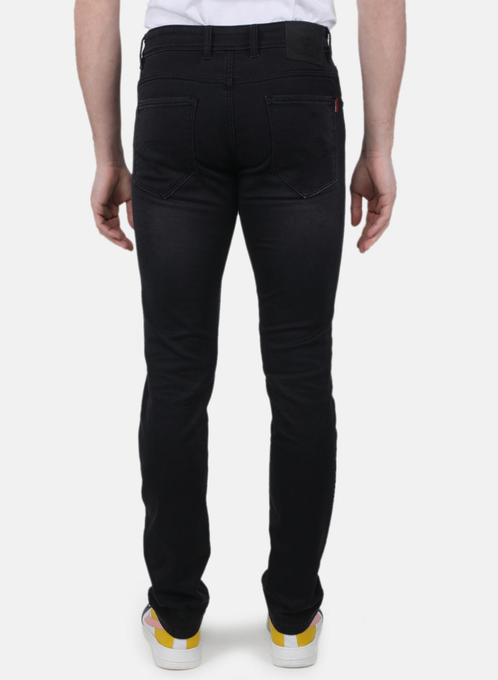 Men Black Regular Fit Denim