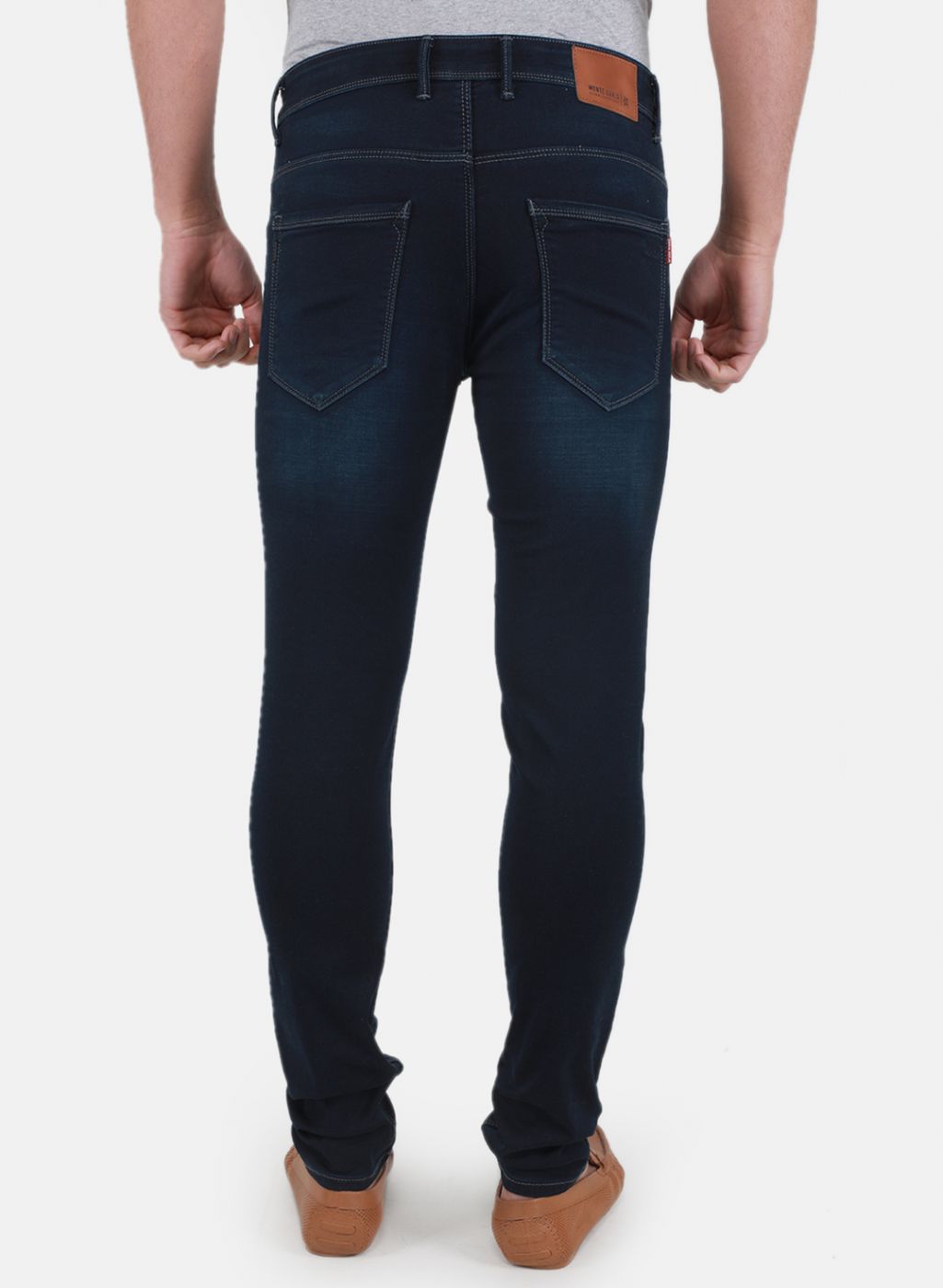 Men NAvy Blue Regular Fit Denim