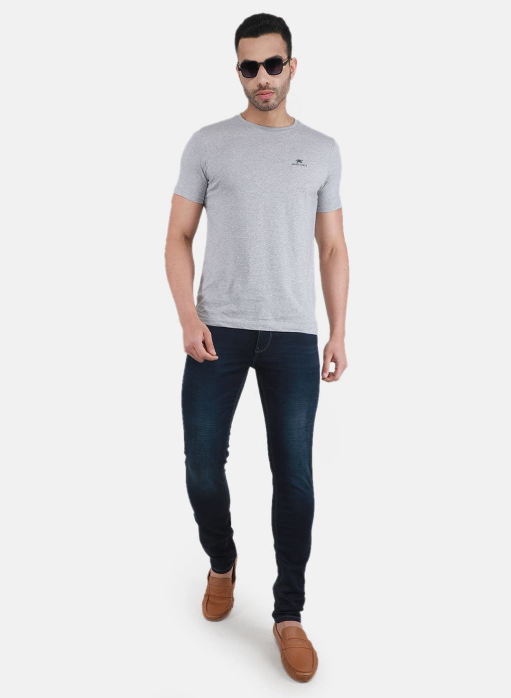 Men NAvy Blue Regular Fit Denim