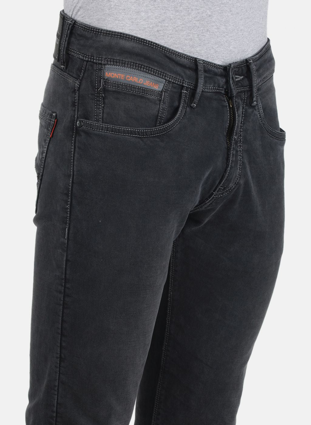 Men Grey Regular Fit Denim