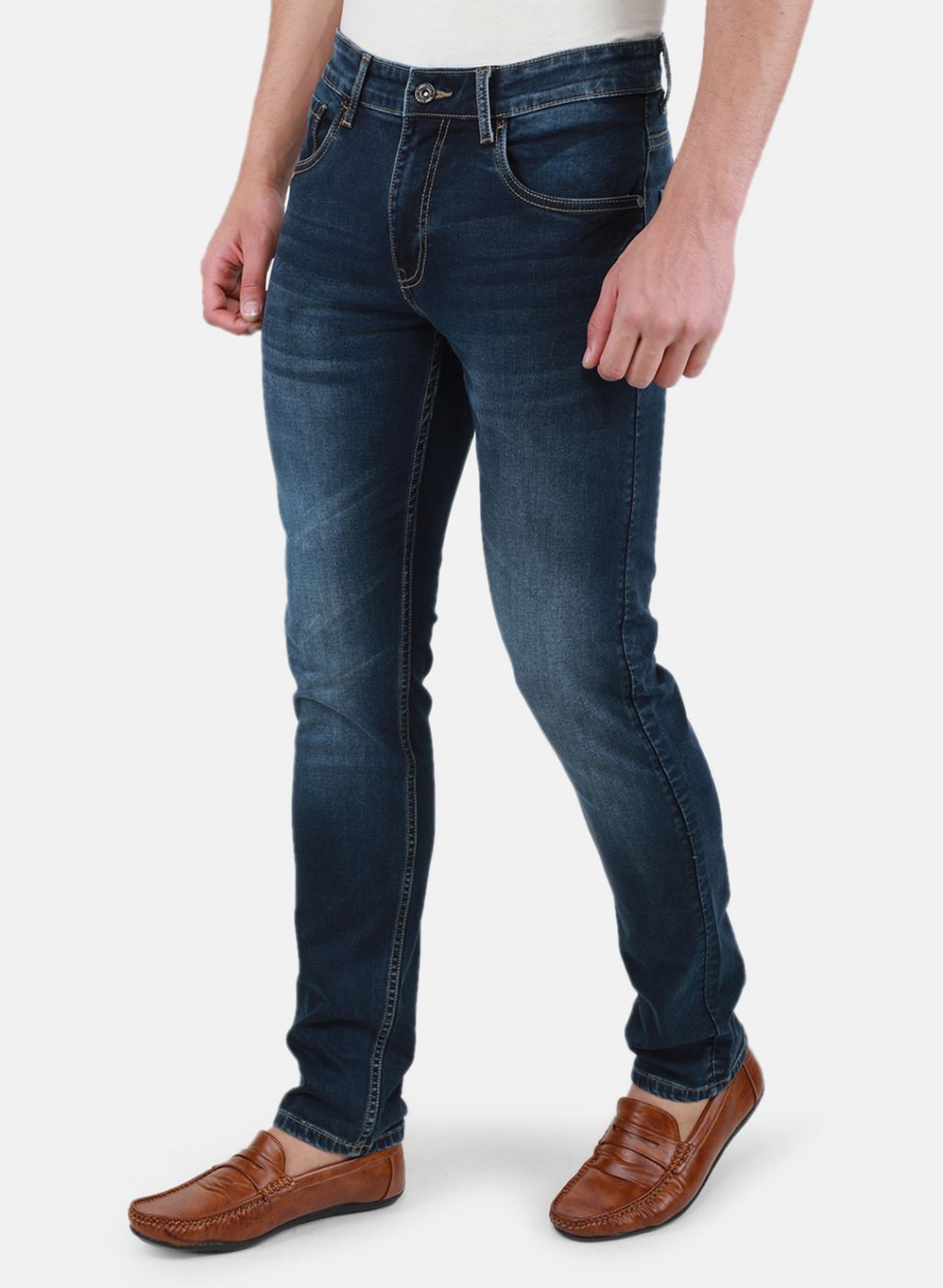 Men Blue Regular Fit Denim