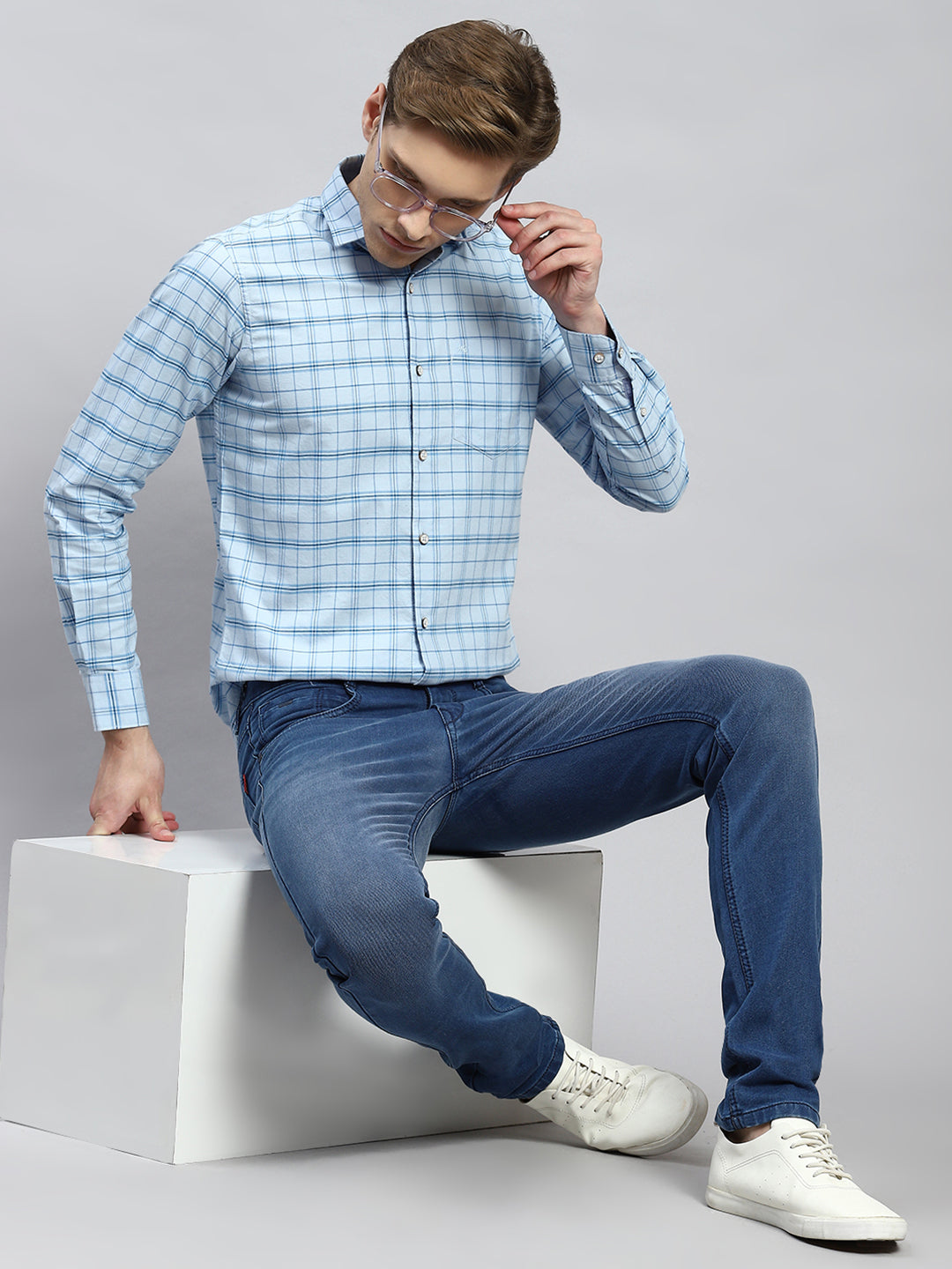 Men Blue Skinny Fit Denim