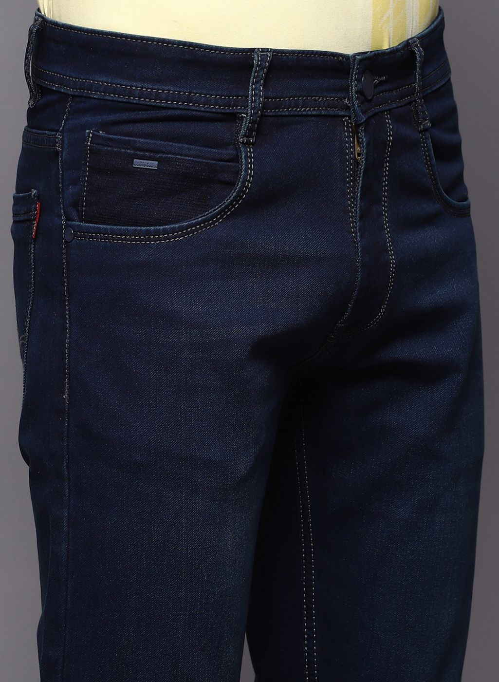 Men Blue NArrow Fit Denim