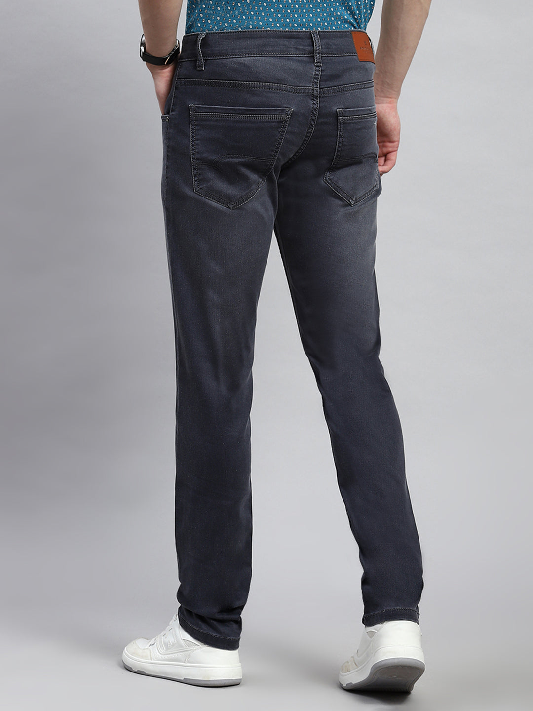 Men Grey Skinny Fit Denim