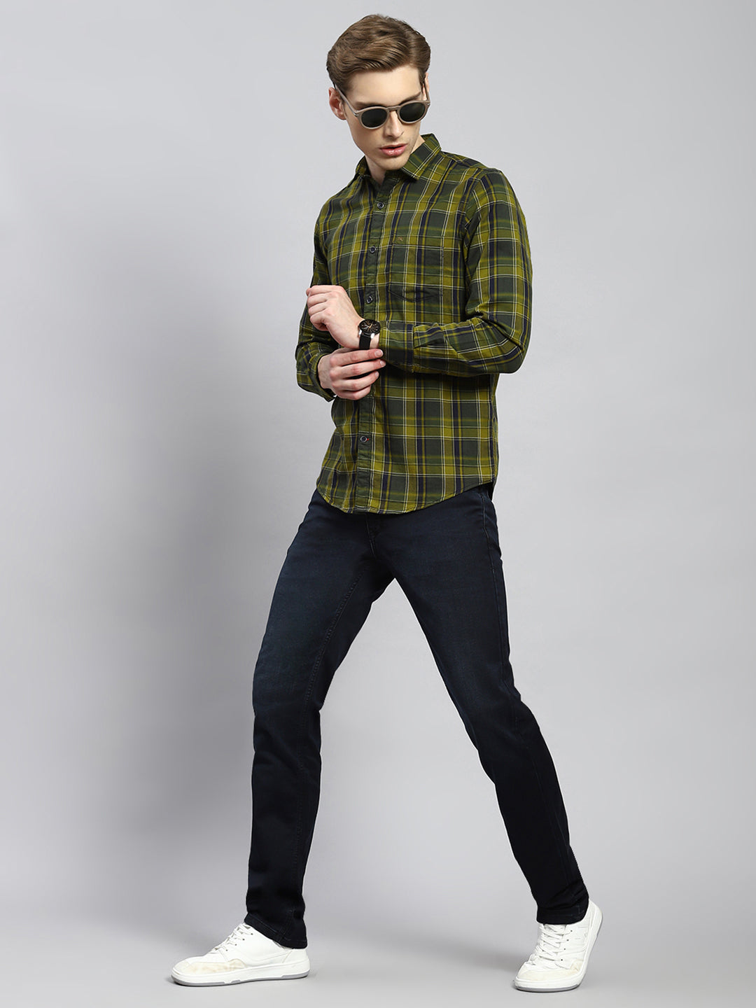 Men Blue Narrow Fit Denim