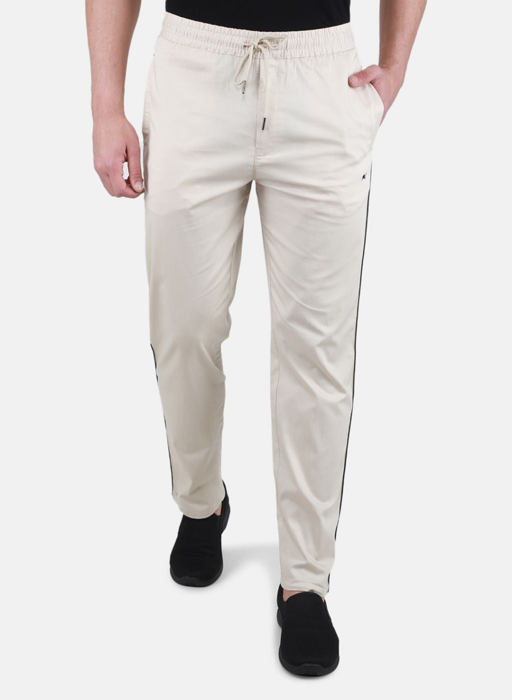 Men Beige Regular Fit Lower