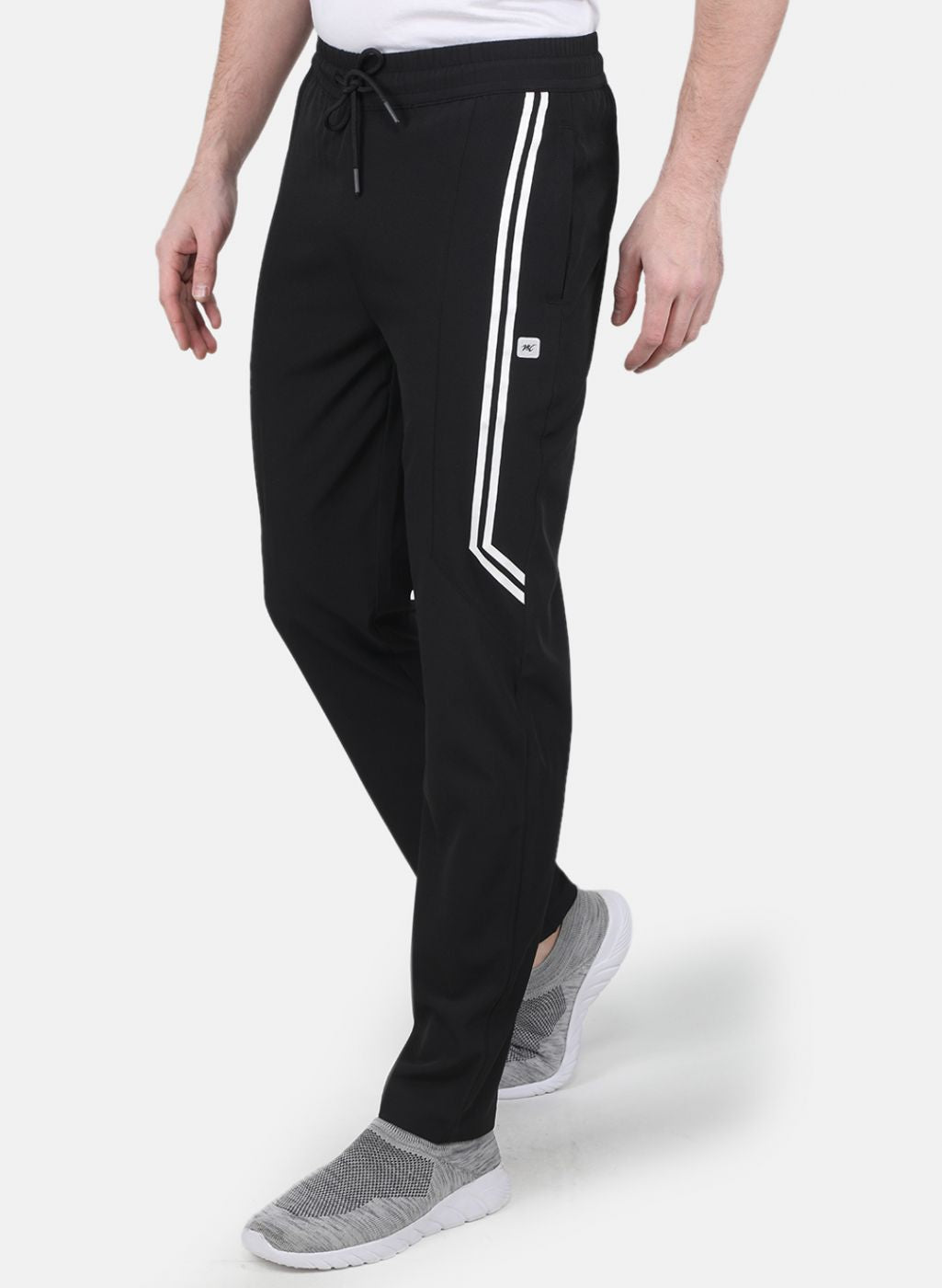 Men Black Regular Fit Lower